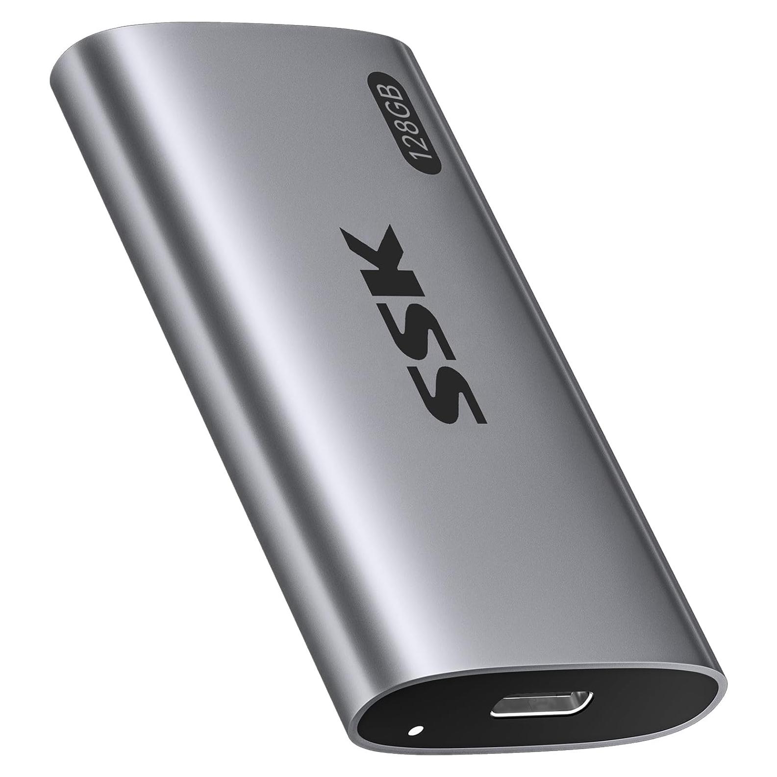 Disco Duro Externo SSK 128GB SSD Portátil USB 3.2 Rápido