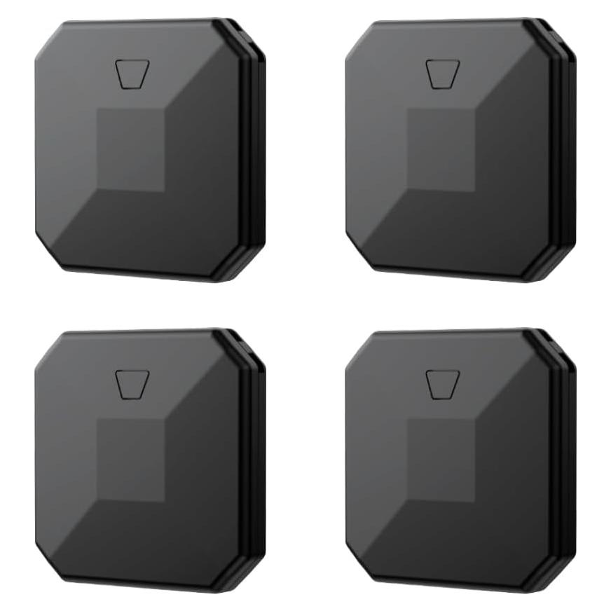 Localizador Bluetooth JianHan JH-Finder-B02 Negro Paquete de 4