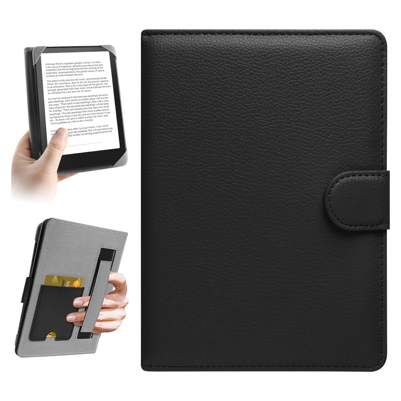 Funda Universal para eReader 6-7" HoYiXi Negra con Bolsillo