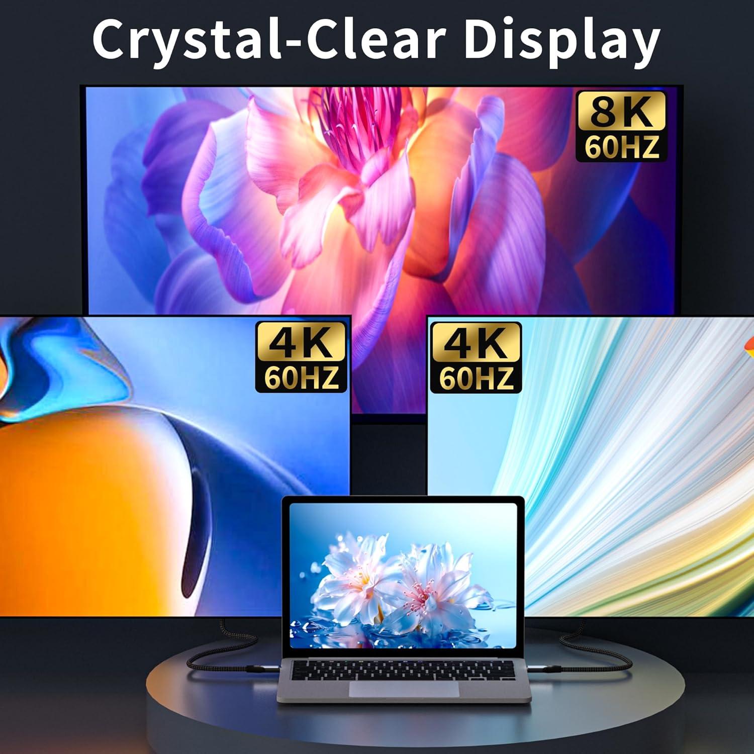 Cable de Extensión USB-C 3M Shenzhenshi 40Gbps 100W 8K