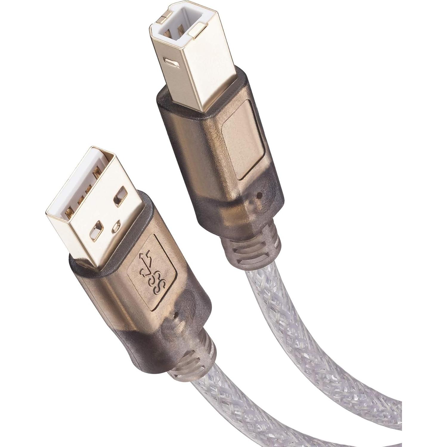 Cable USB 2.0 Jelly Tang 10 m A macho a B macho alta velocidad