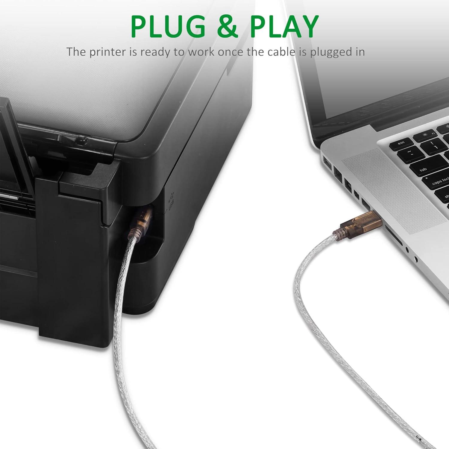 Cable USB 2.0 Jelly Tang 10 m A macho a B macho alta velocidad