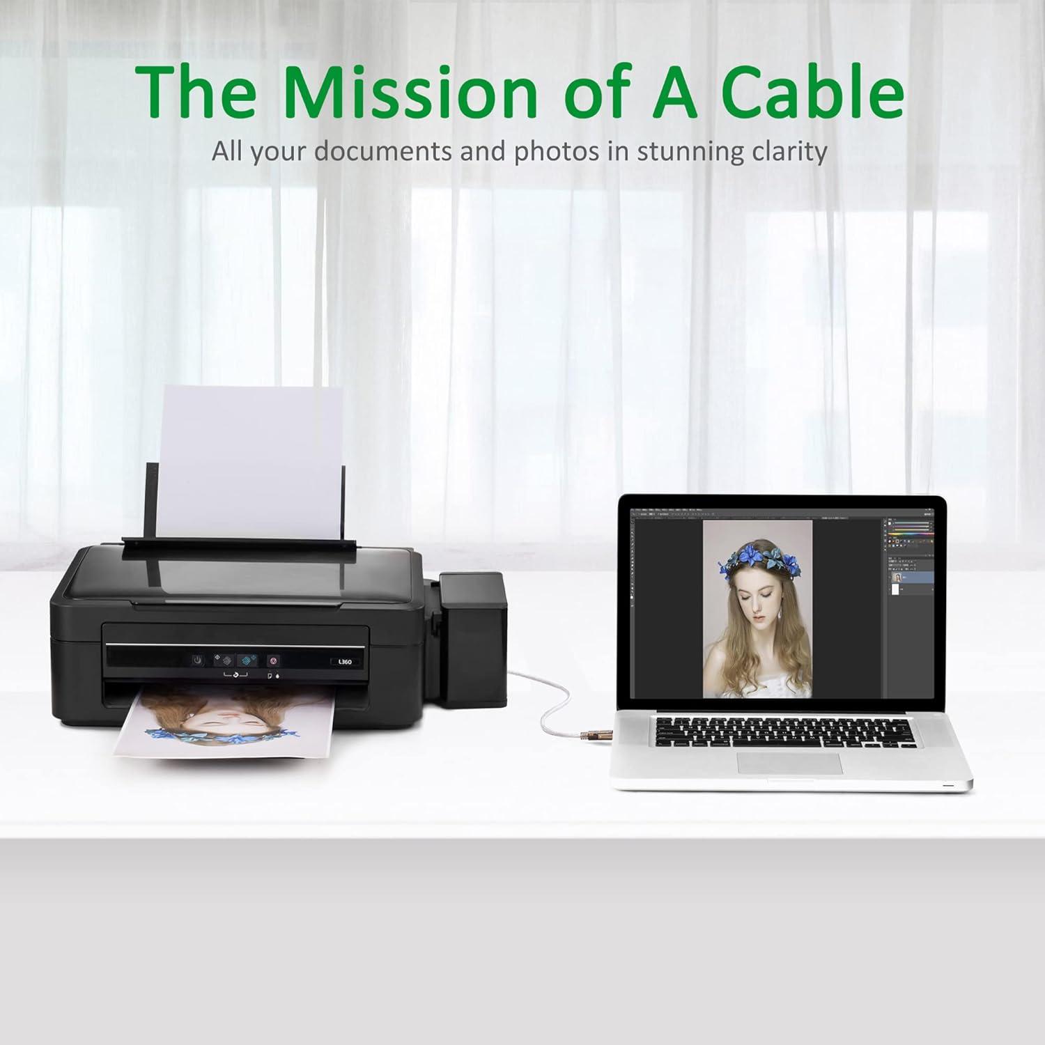 Cable USB 2.0 Jelly Tang 10 m A macho a B macho alta velocidad