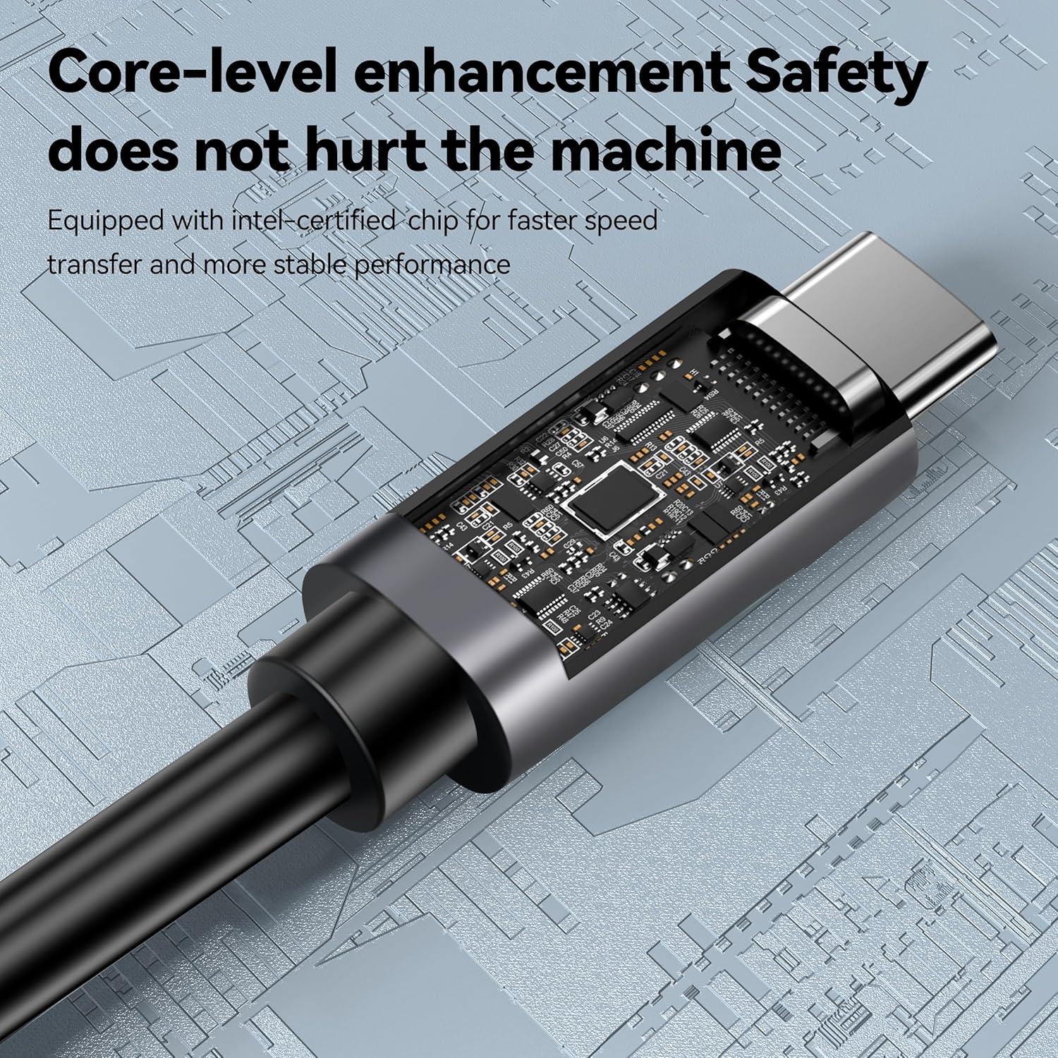 Cable Thunderbolt 5 Connbull 1.0m 80Gbps 240W 16K/8K