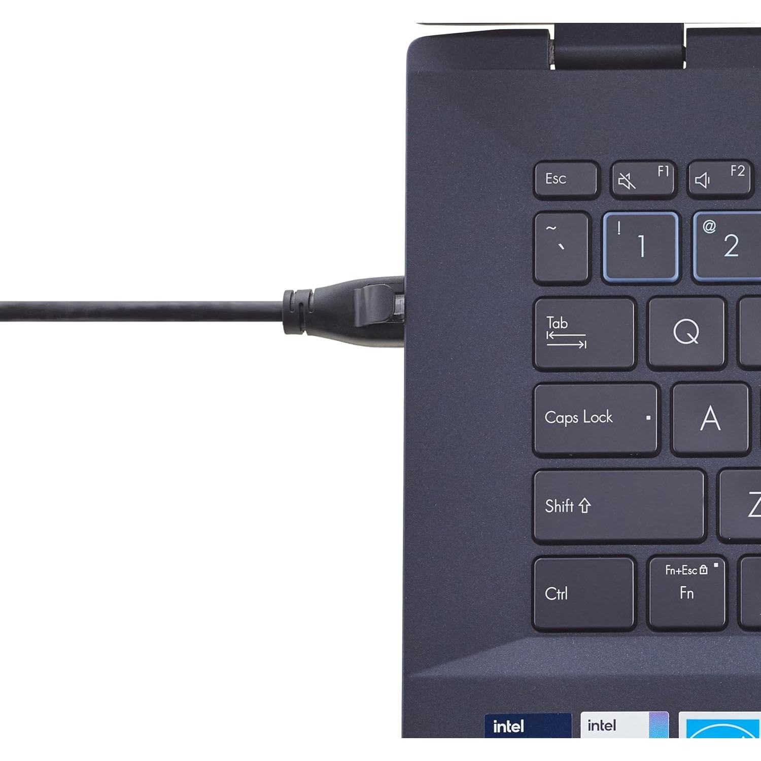 Cable Ethernet RJ45 Cat-6 Amazon Basics 15.2m 1Gbps Negro