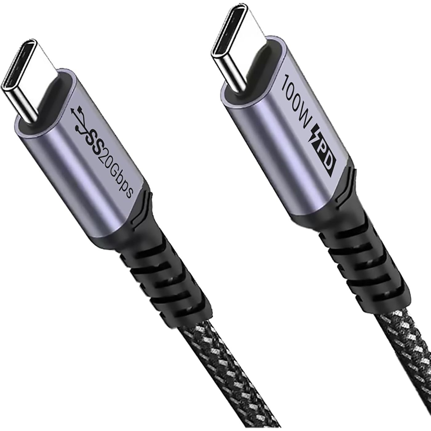 Cable USB C 5m SUMPK 100W 20Gbps 4K Compatible iPhone y MacBook