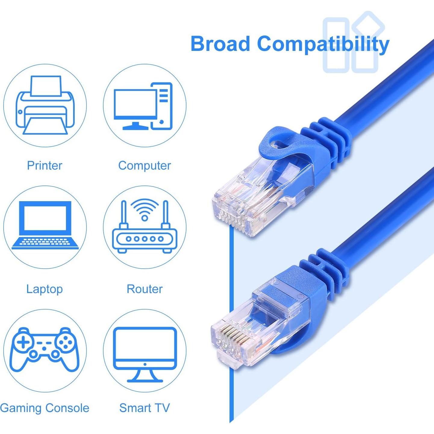 Cable Ethernet CAT 6 AvesView 30.48 m Alta Velocidad Azul