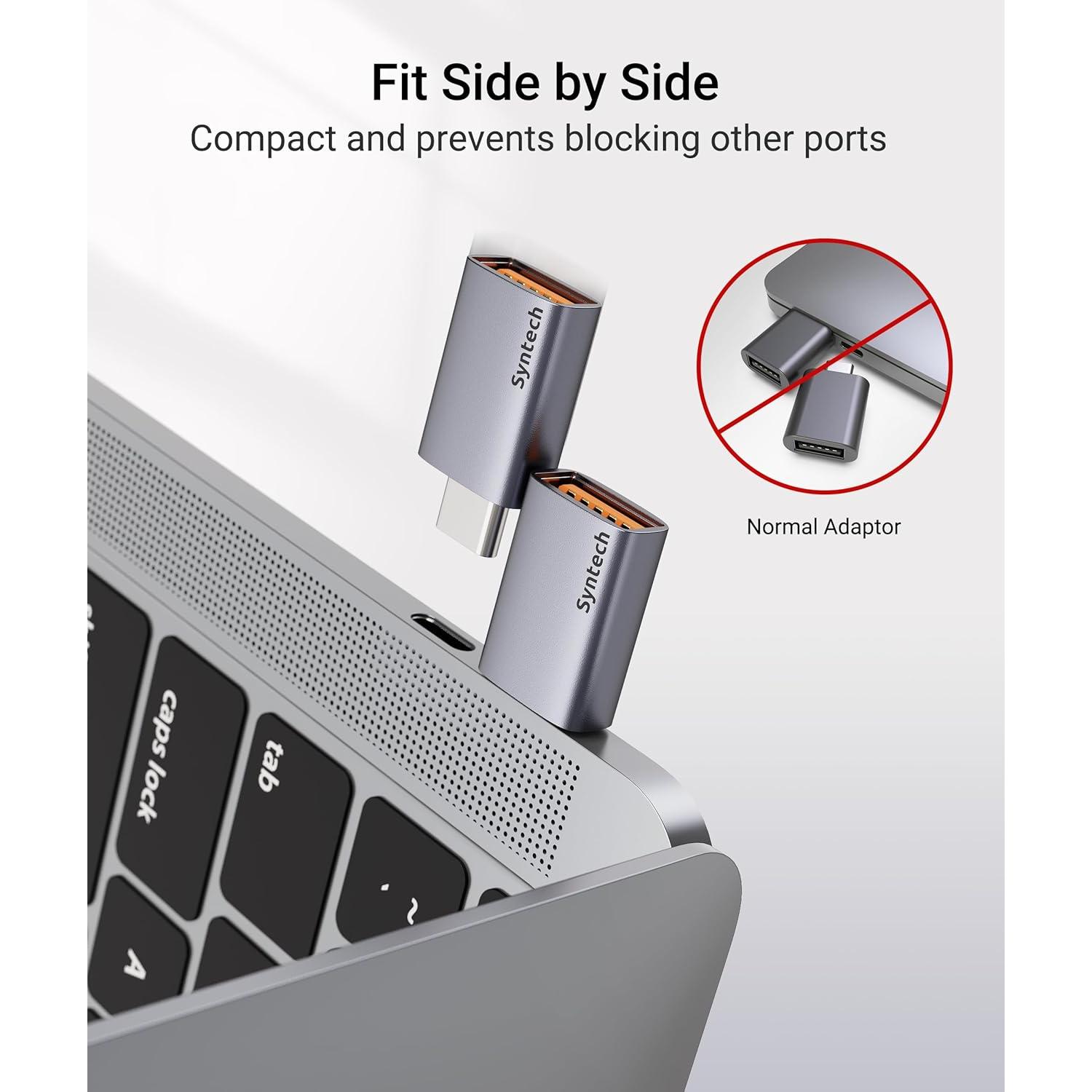 Adaptador USB C a USB 3.2 Syntech - 10Gbps, 2 Paquete