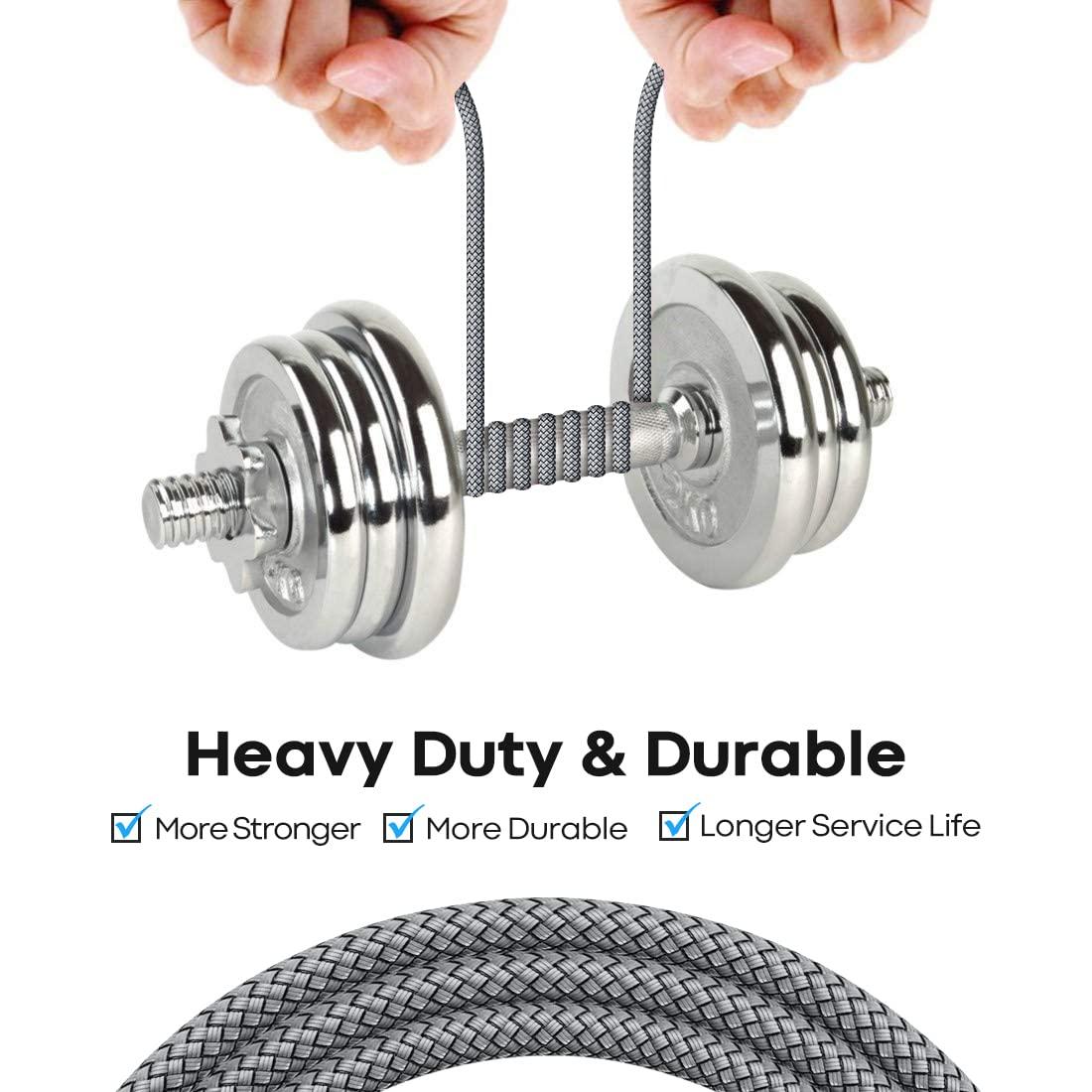 Cable USB Tipo C 6m CLEEFUN Carga Rápida 3A Gris