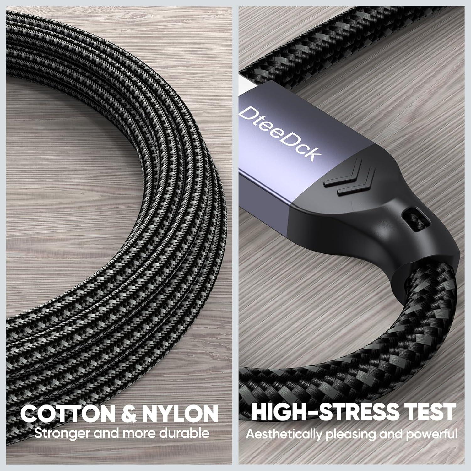 Cable USB Tipo C 3.2 DteeDck 0.91m Carga Rápida 15W