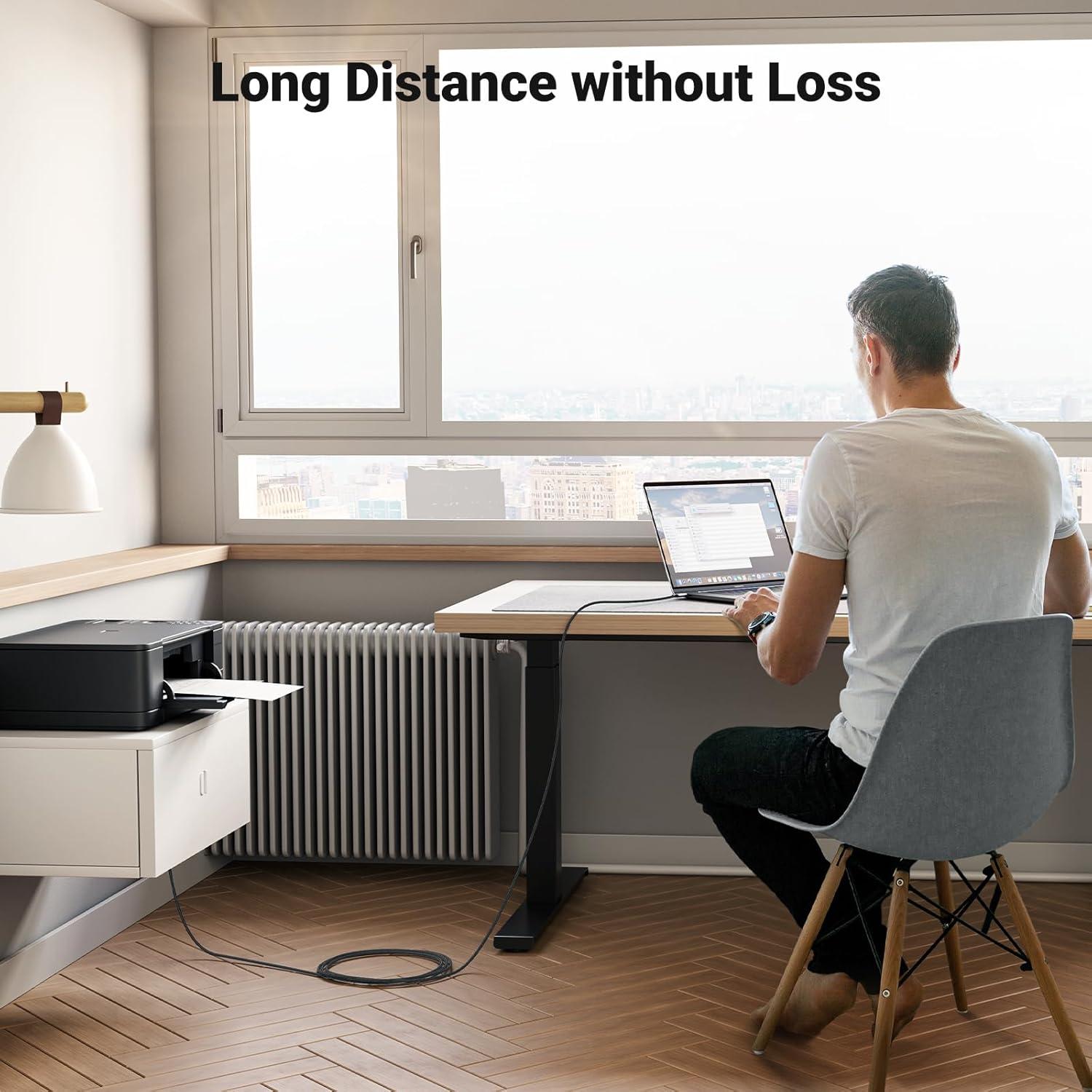 Cable USB B a USB C UGREEN 0.91 m para Impresora y MIDI