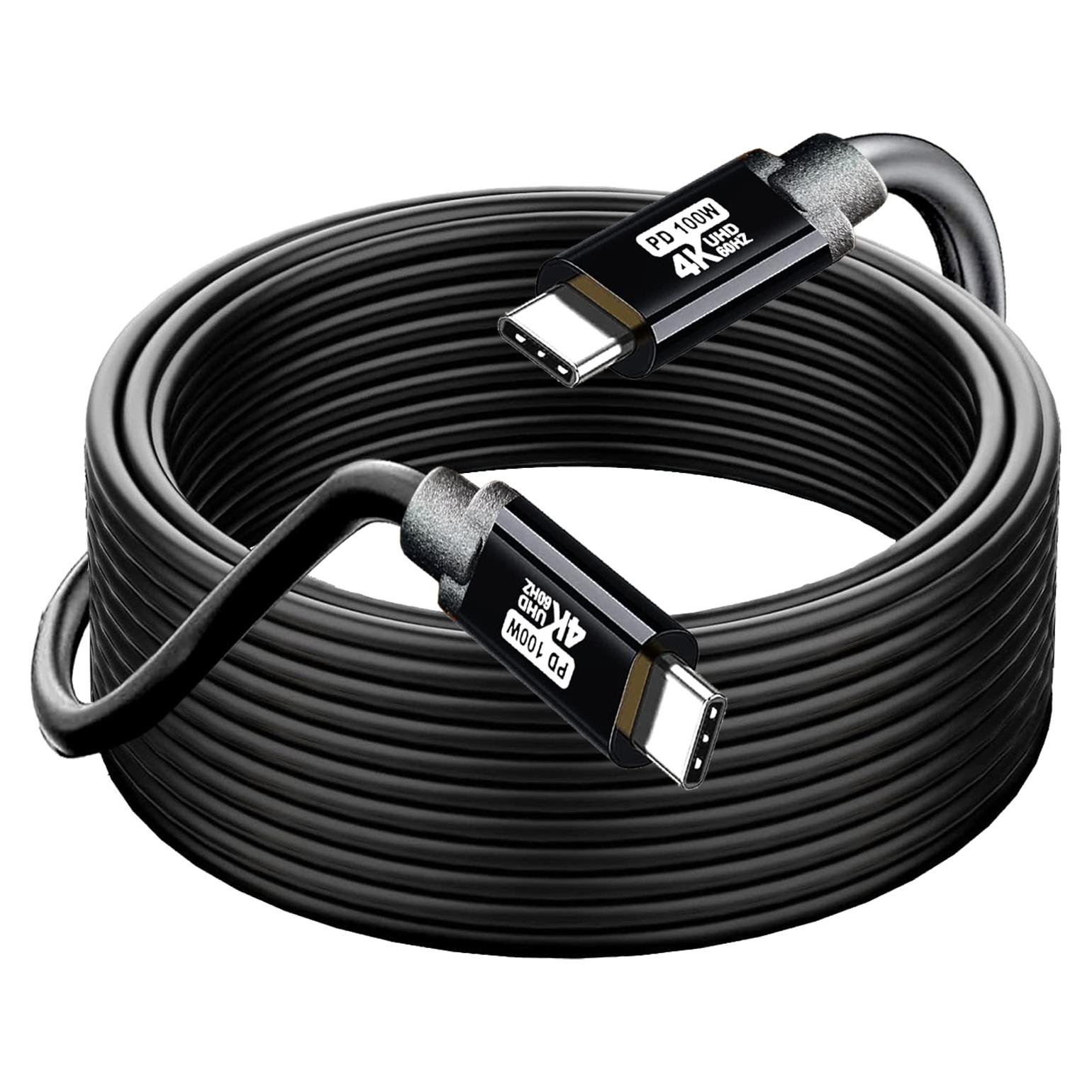Cable USB C a C 6m 100W 4K 60Hz YOTETION