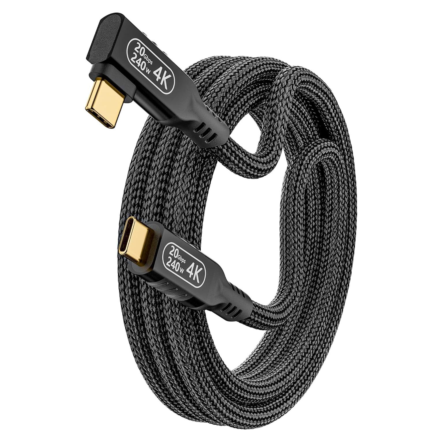 Cable USB C 3m BAWIOFIAU Carga Rápida 240W 20Gbps 4K