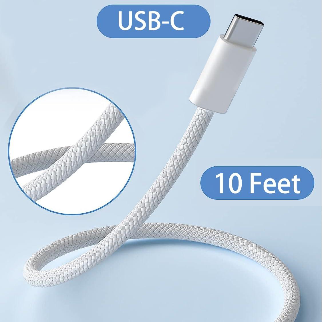 Cable USB C a USB C 3m KUEVKA para iPhone 16 y iPad