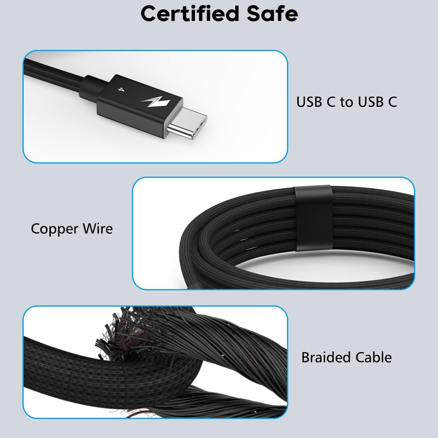 Cable Thunderbolt 4 3M Apple USB-C 240W Carga Rápida 40Gbps