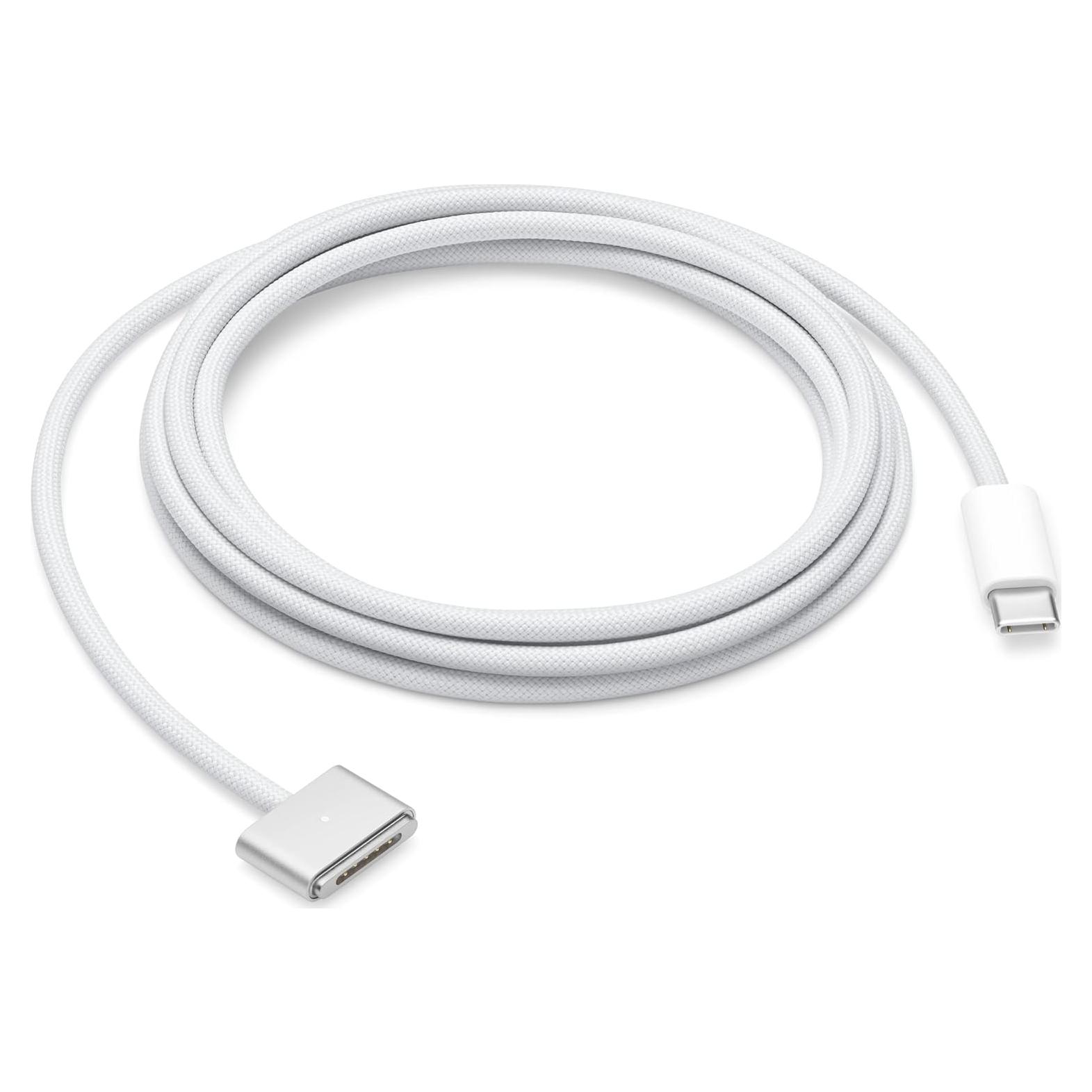 Cable USB-C a MagSafe 3 Apple 2m Carga Rápida Trenzado