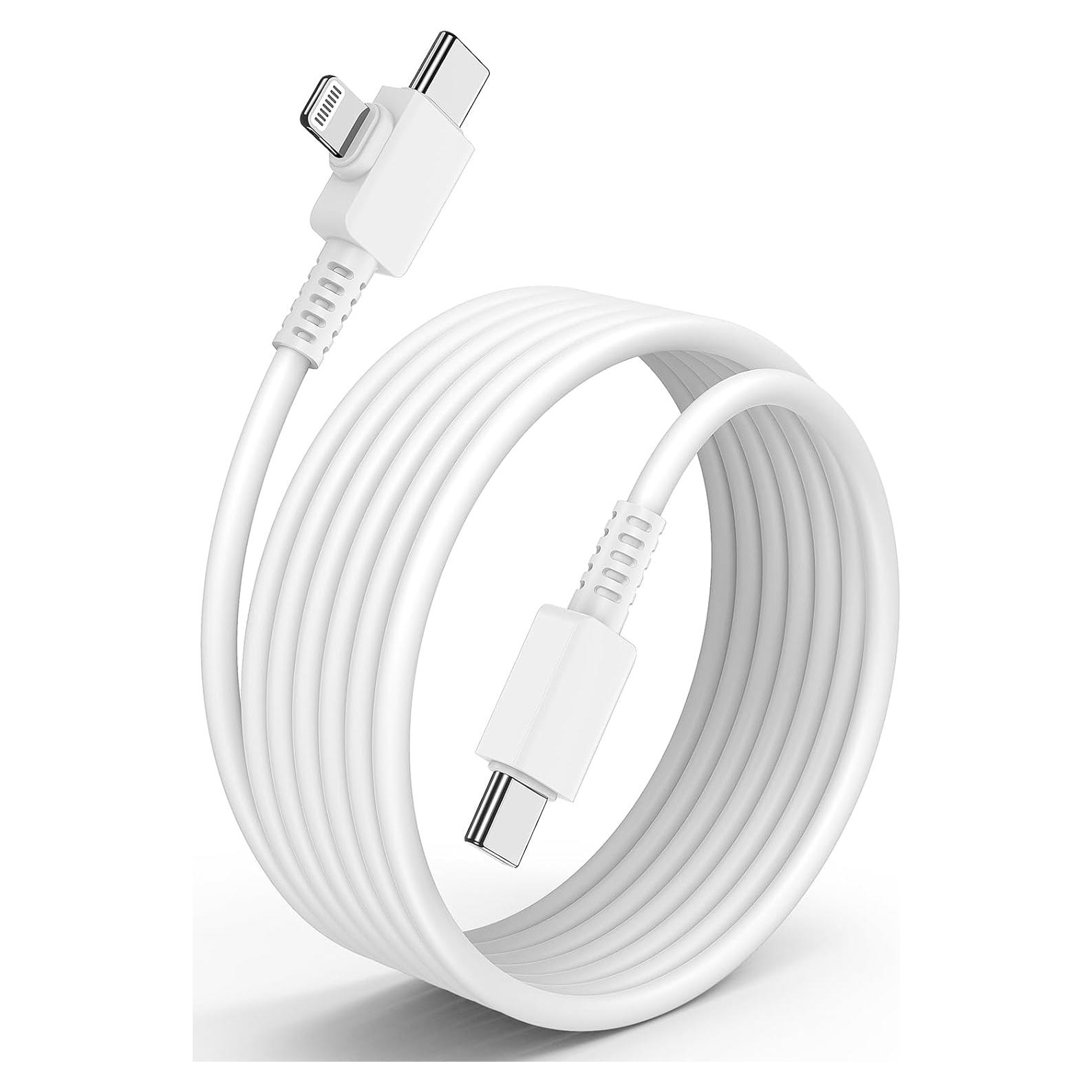 Cable de Carga Rápida 2 en 1 Cerdeti 3m USB C a Lightning