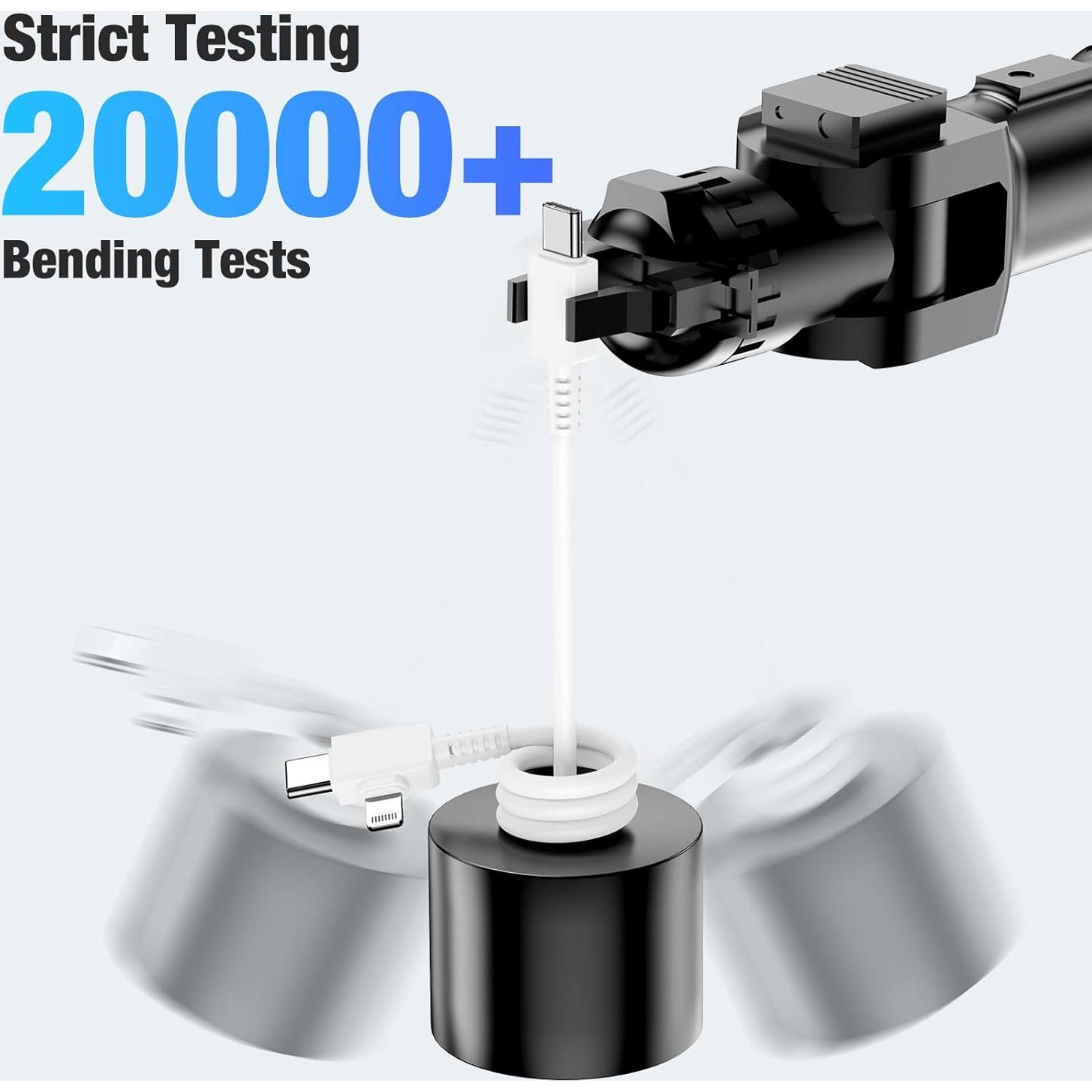 Cable de Carga Rápida 2 en 1 Cerdeti 3m USB C a Lightning