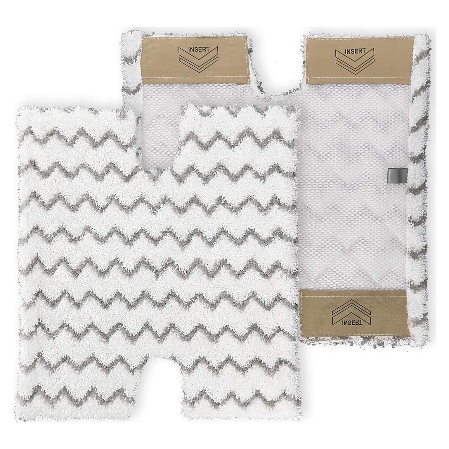 Paquete de 2 almohadillas de microfibra Tidy Monster para mopas Shark