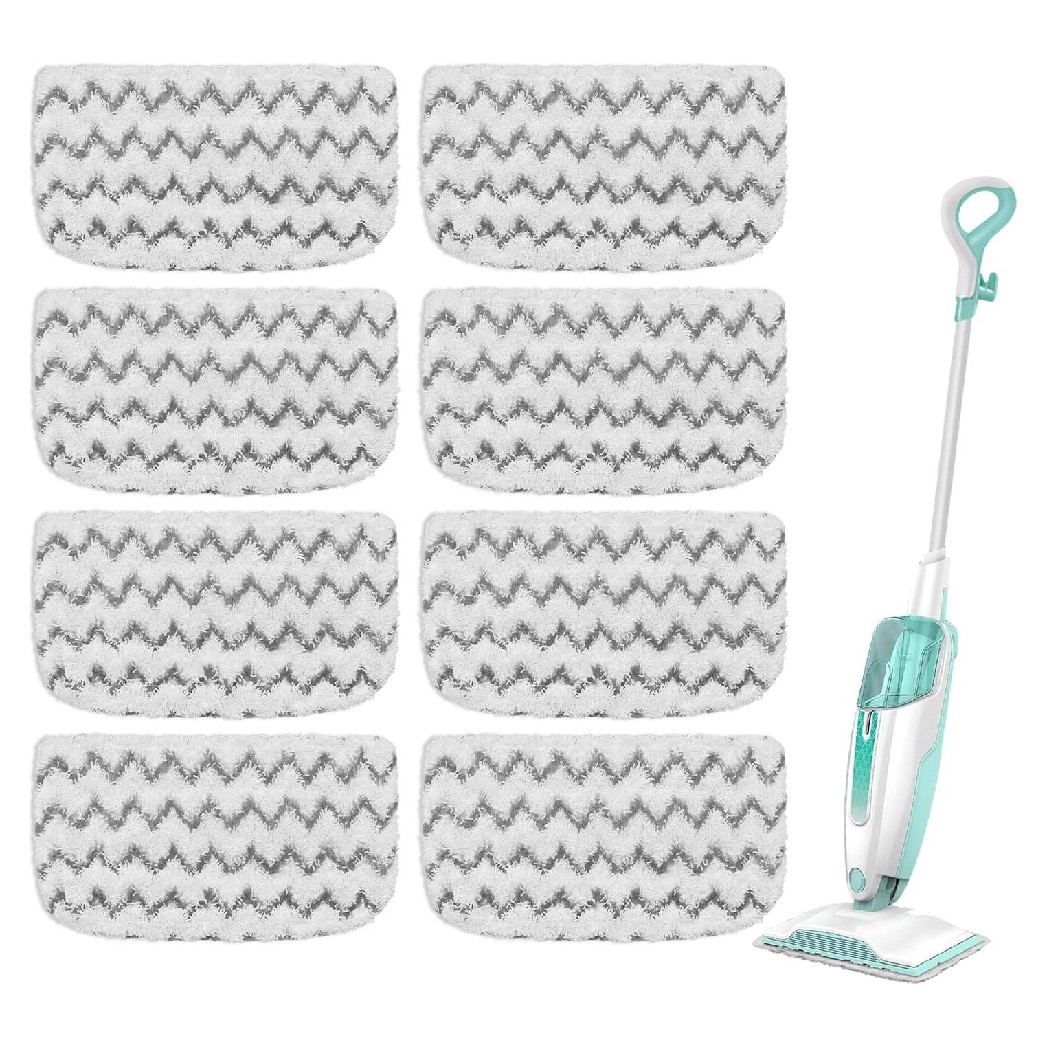 Almohadillas de Repuesto Microfibra GFRED para Mopas Shark S1000 - 8 Piezas