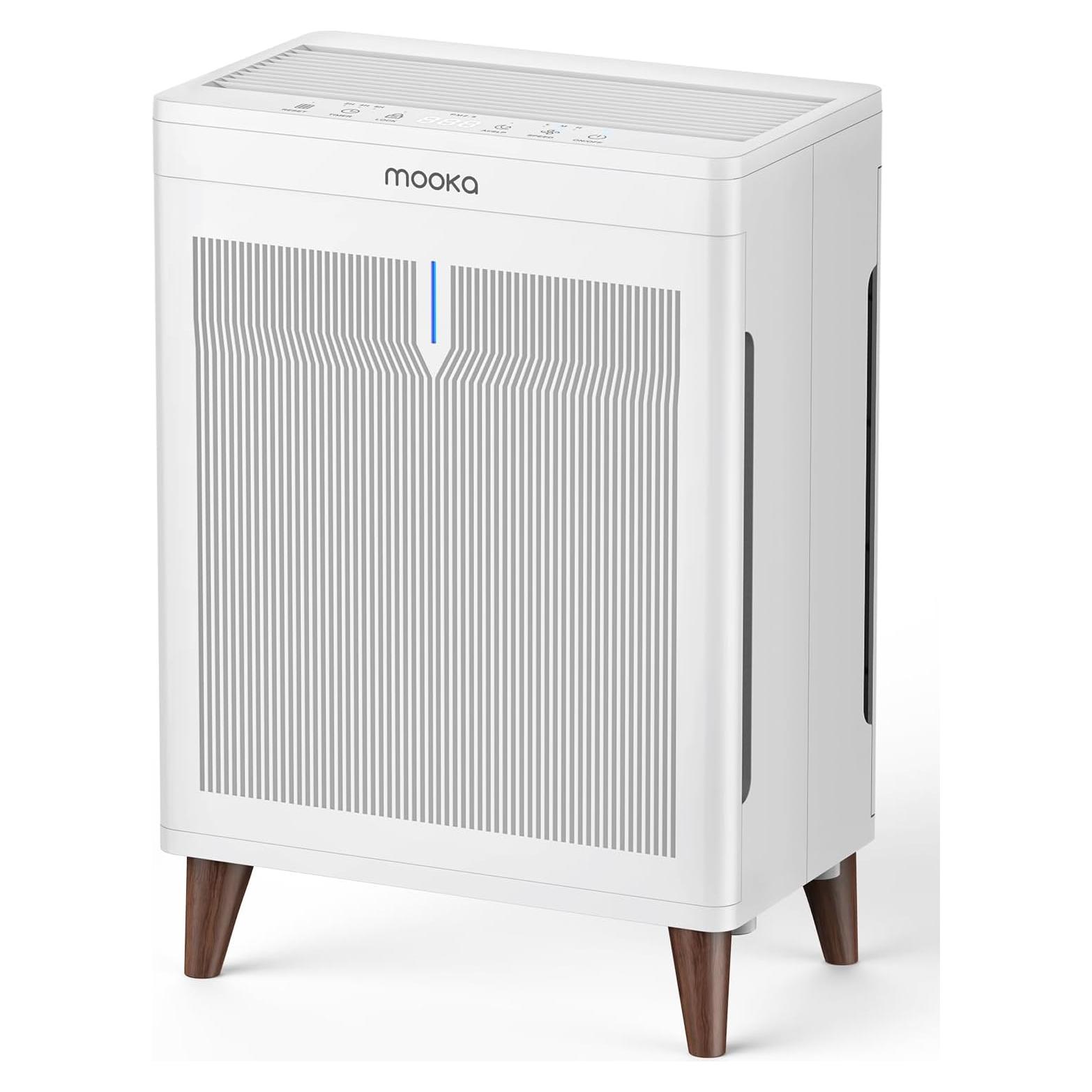 Purificador de Aire HEPA MOOKA HKB320F para Habitaciones Grandes