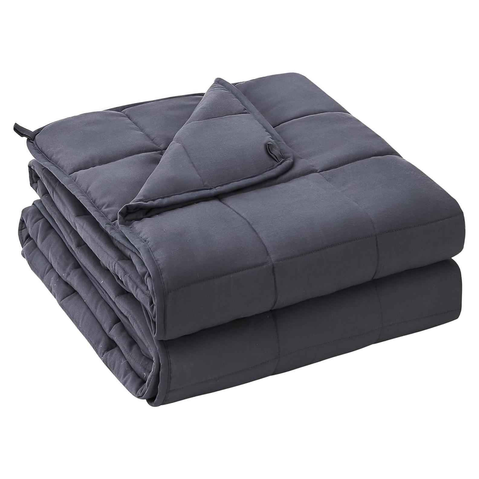 Manta con peso Yescool 9 kg 152x203 cm Gris para adultos