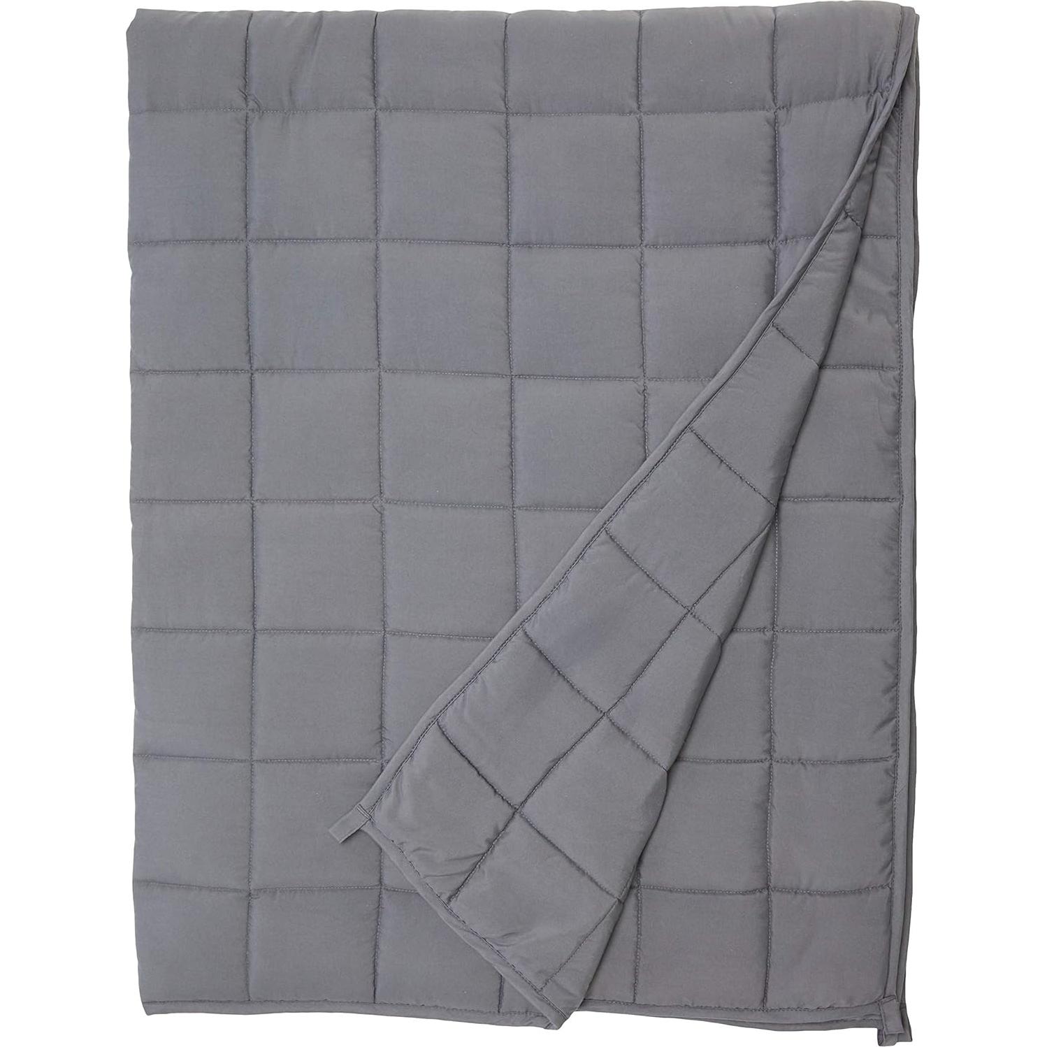 Manta con peso Waowoo 6.8 kg 152x203 cm Gris oscuro