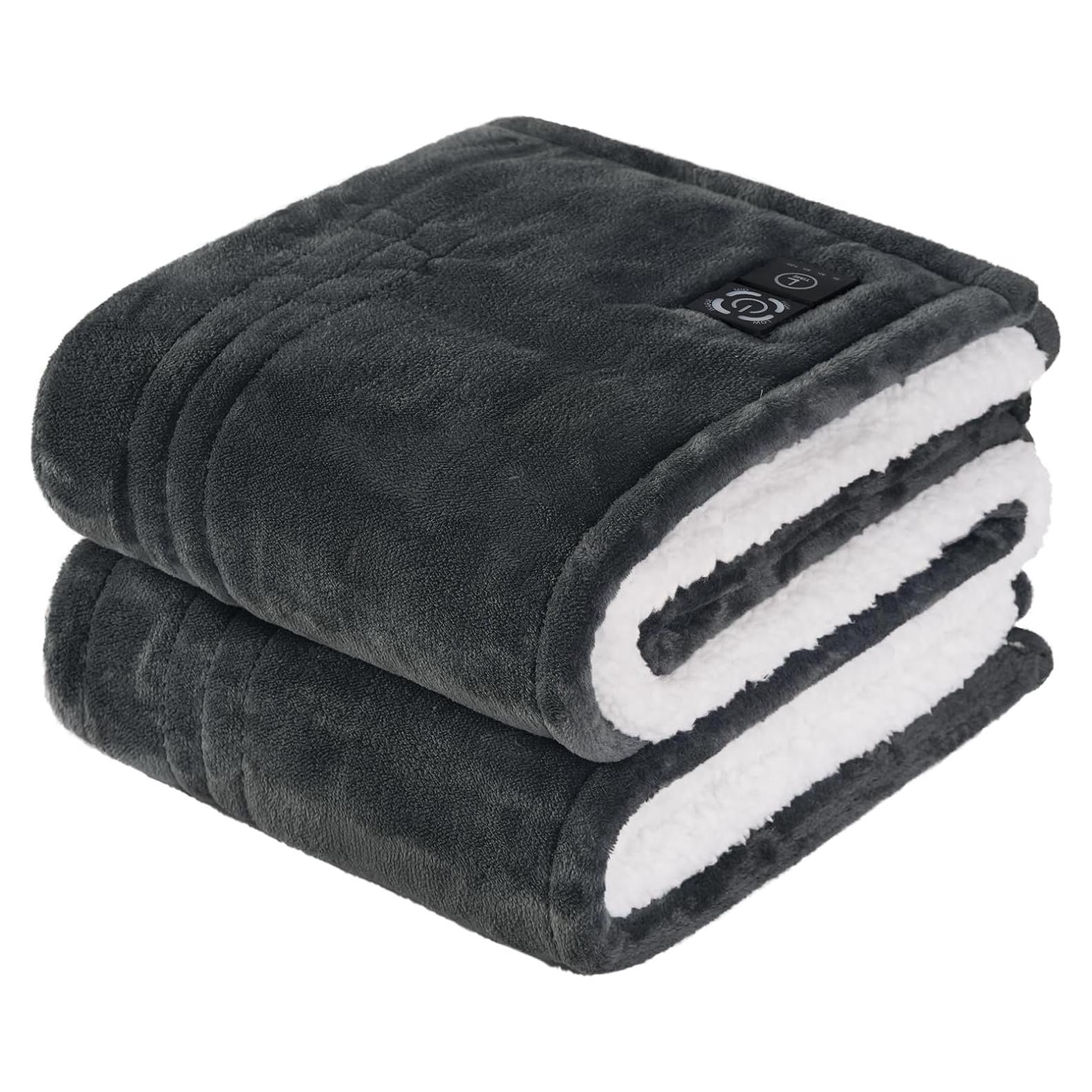 Manta Térmica Sealy 127x152 cm Reversible Franela Sherpa