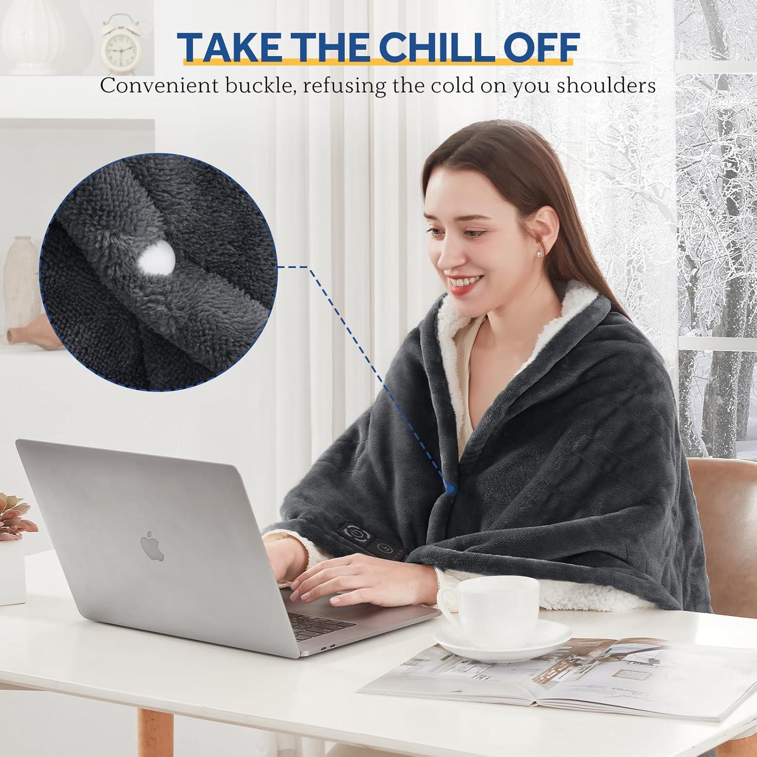 Manta Térmica Sealy 127x152 cm Reversible Franela Sherpa