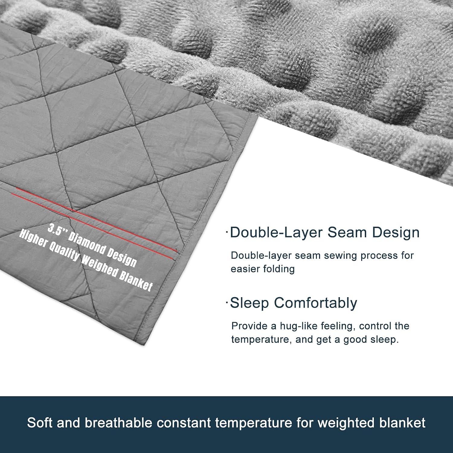 Manta con peso para niños MAXTID 2.27kg 91x122cm Algodón