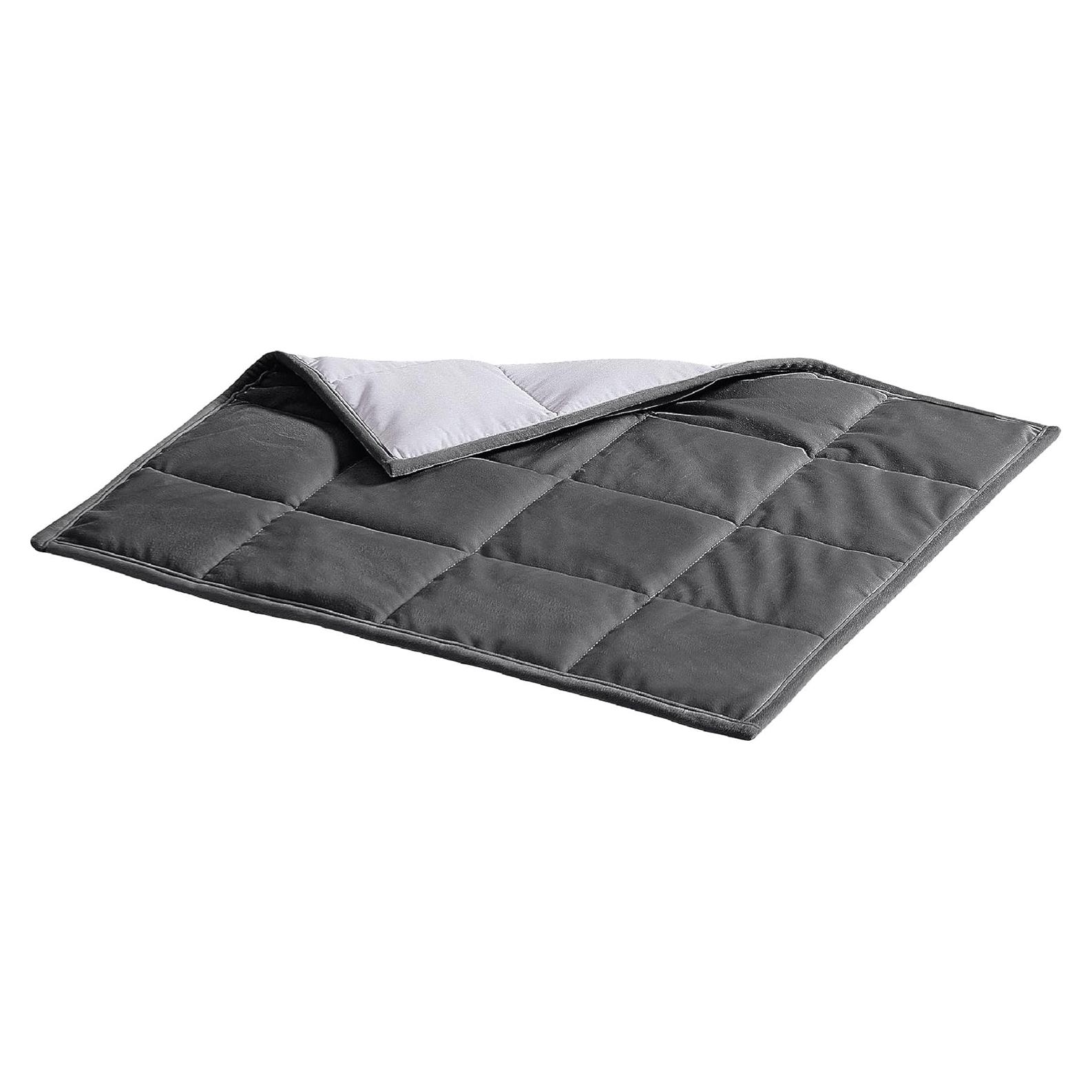 Manta de peso Dream Lab 2.27 kg reversible carbón 50.8x58.4 cm