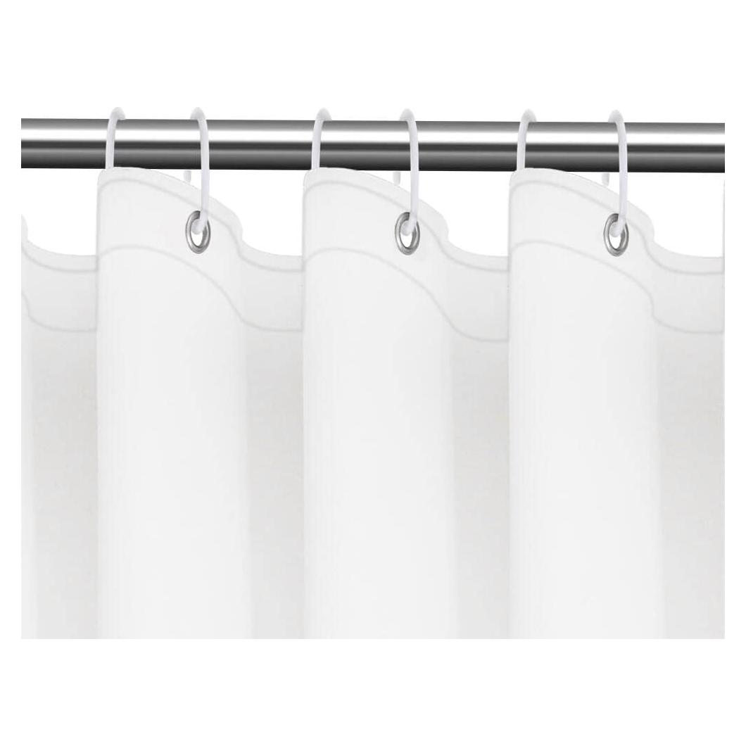 Forro de Cortina de Ducha FGY 180x180 cm Impermeable PEVA Blanco