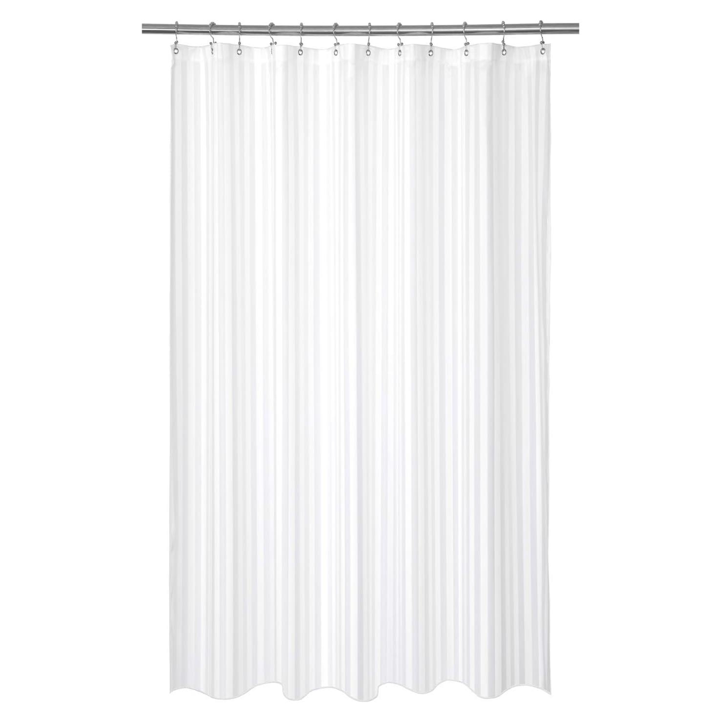 Cortina de Ducha Barossa Design 182x182 cm Impermeable Rayas