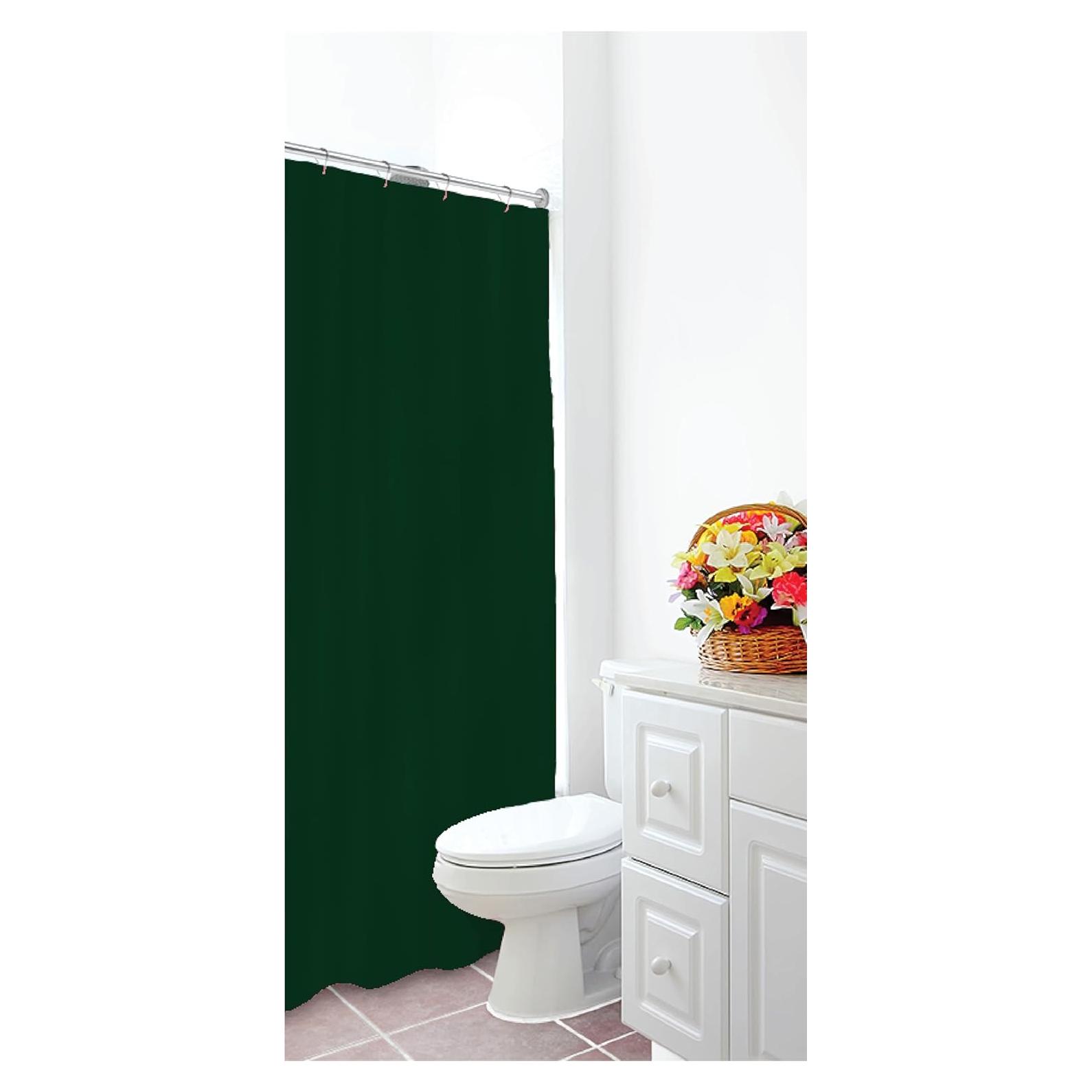 Forro de Cortina de Ducha PEVA Home Expressions 70x180 cm Verde