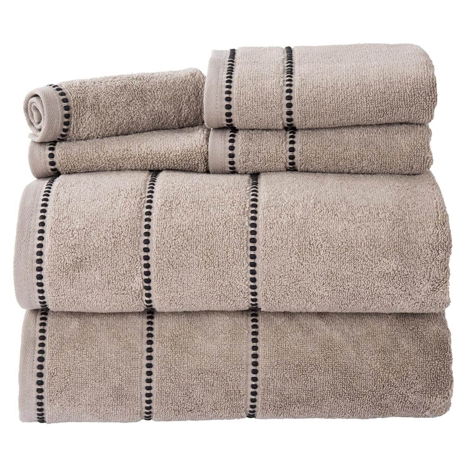 Juego de Toallas de Baño 6 Piezas 100% Algodón Lavish Home