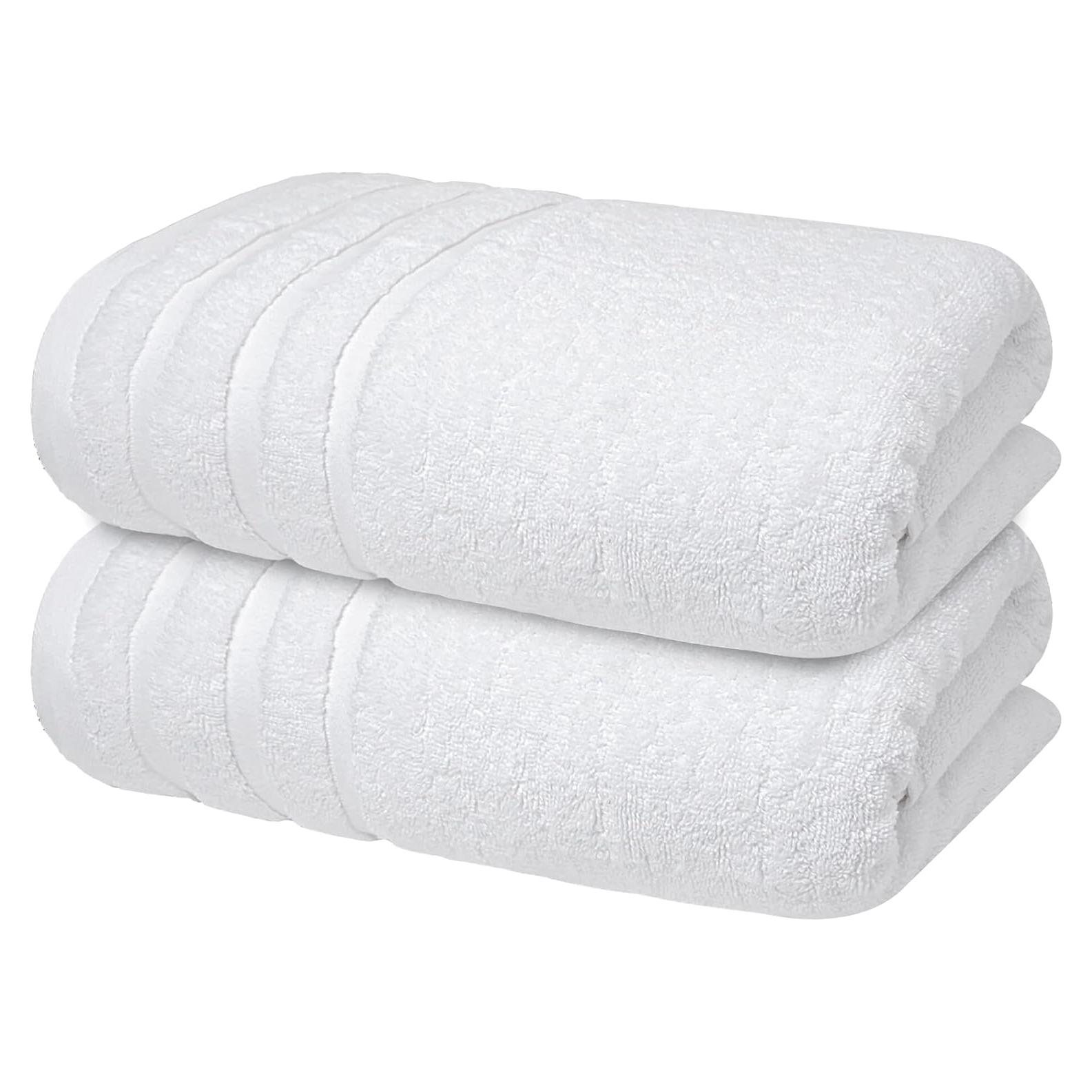 Toallas de baño Infinitee Xclusives 100% algodón set 2 blancas