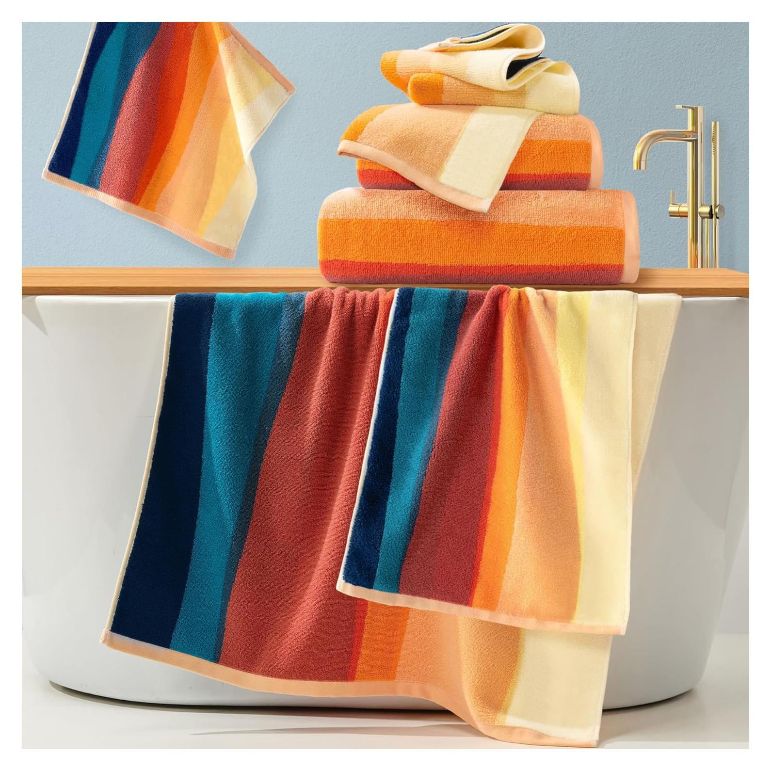 Set de Toallas de Baño VOOVA & MOVAS 8 Piezas 480GSM Algodón