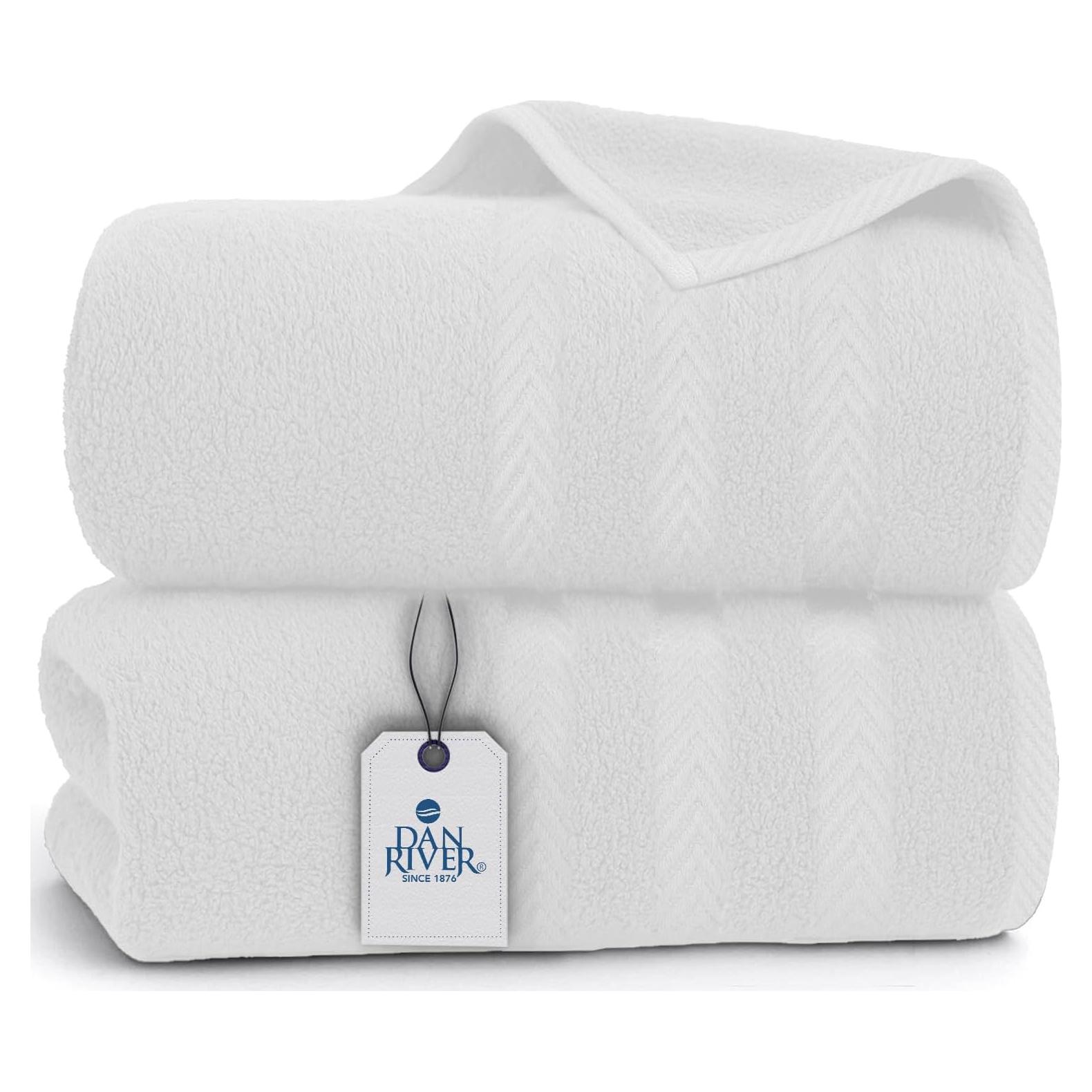 Toallas de Baño Dan River 89x178 cm Algodón Premium - 2 Unidades
