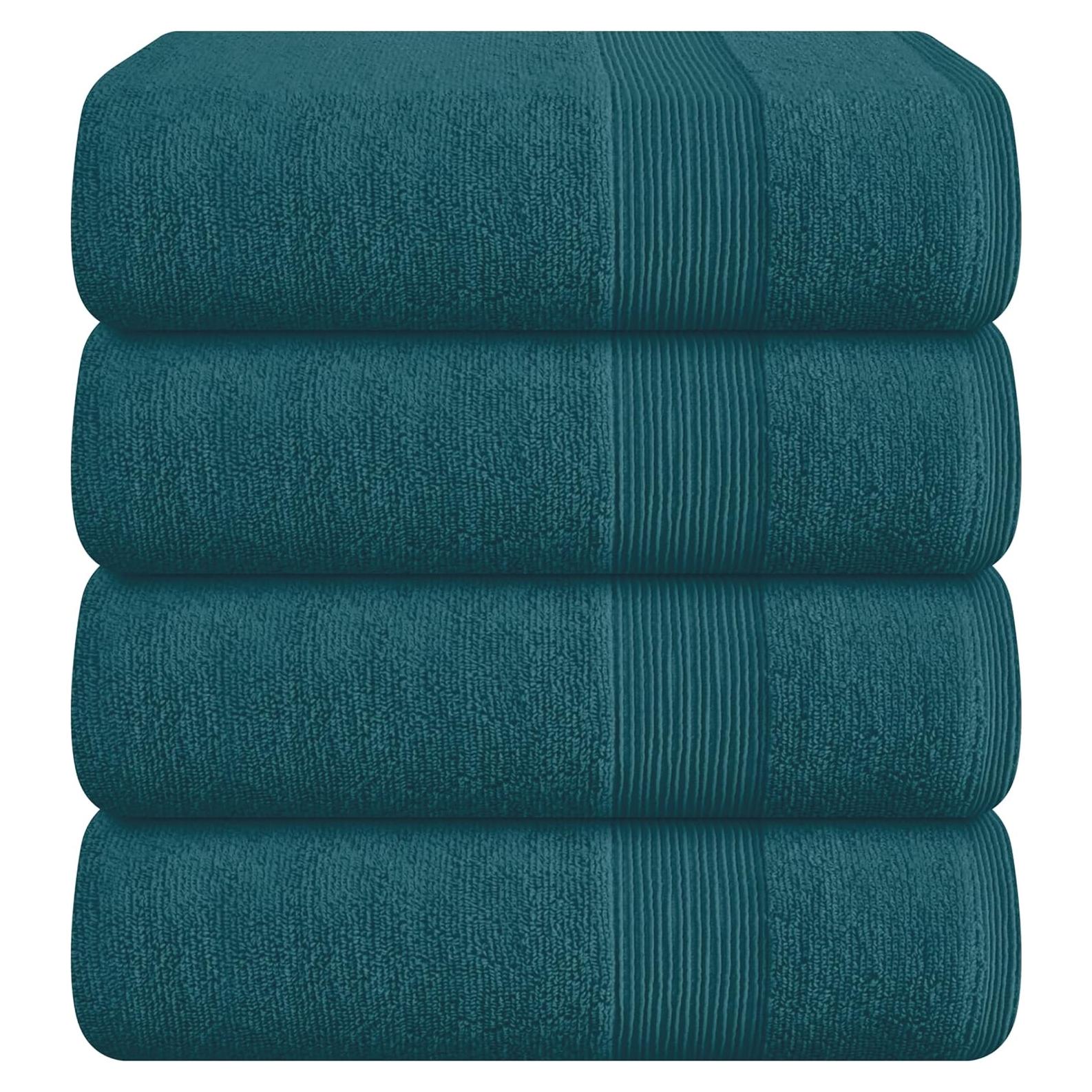 Conjunto de Toallas de Baño Belizzi Home 4 Pack 68.6x137.2 cm 100% Algodón