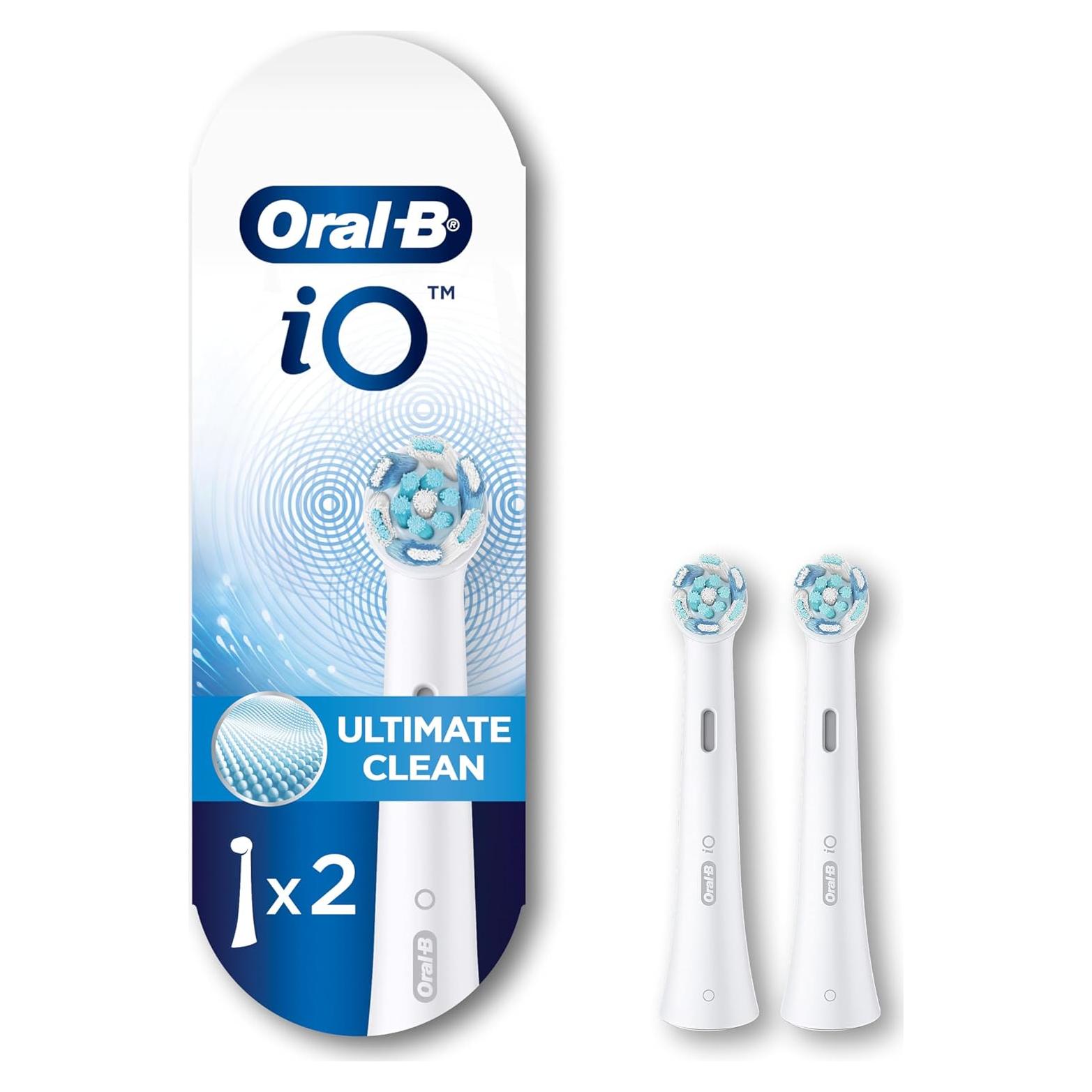 Cabezas de cepillo Oral-B iO Ultimate Clean 2 unidades Blanco