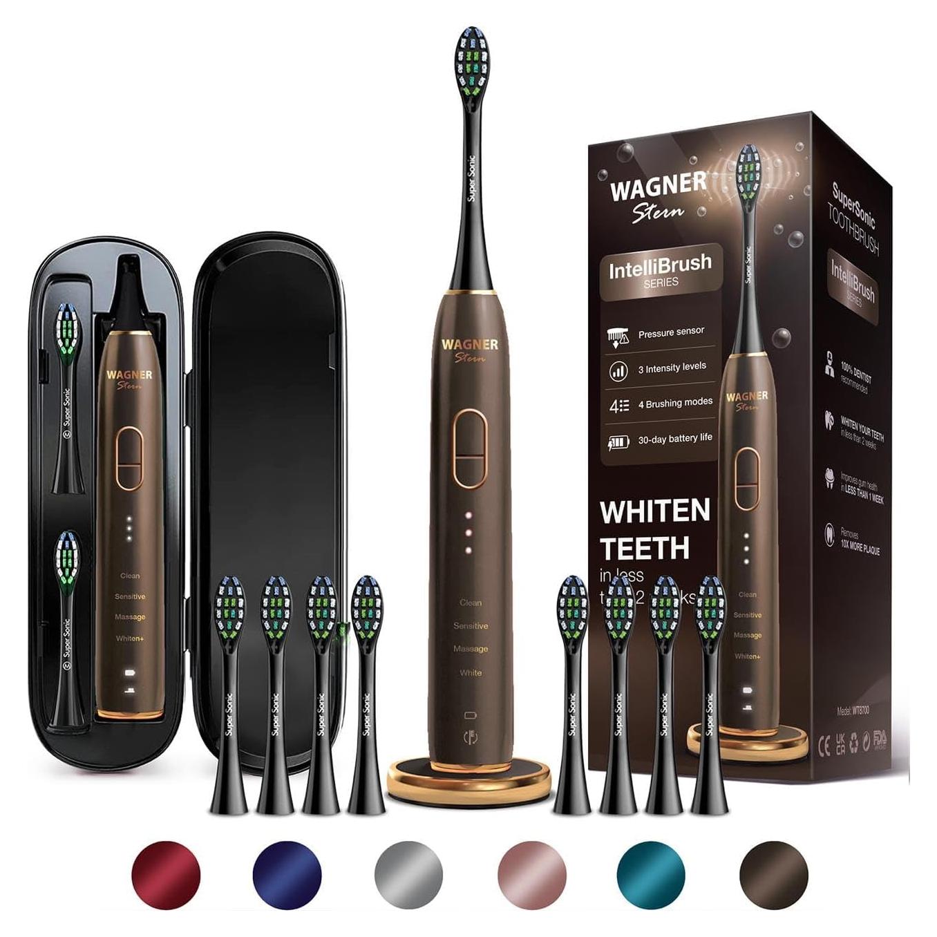 Cepillo de Dientes Eléctrico Wagner Stern WT8700 Blanqueador 4 Modos