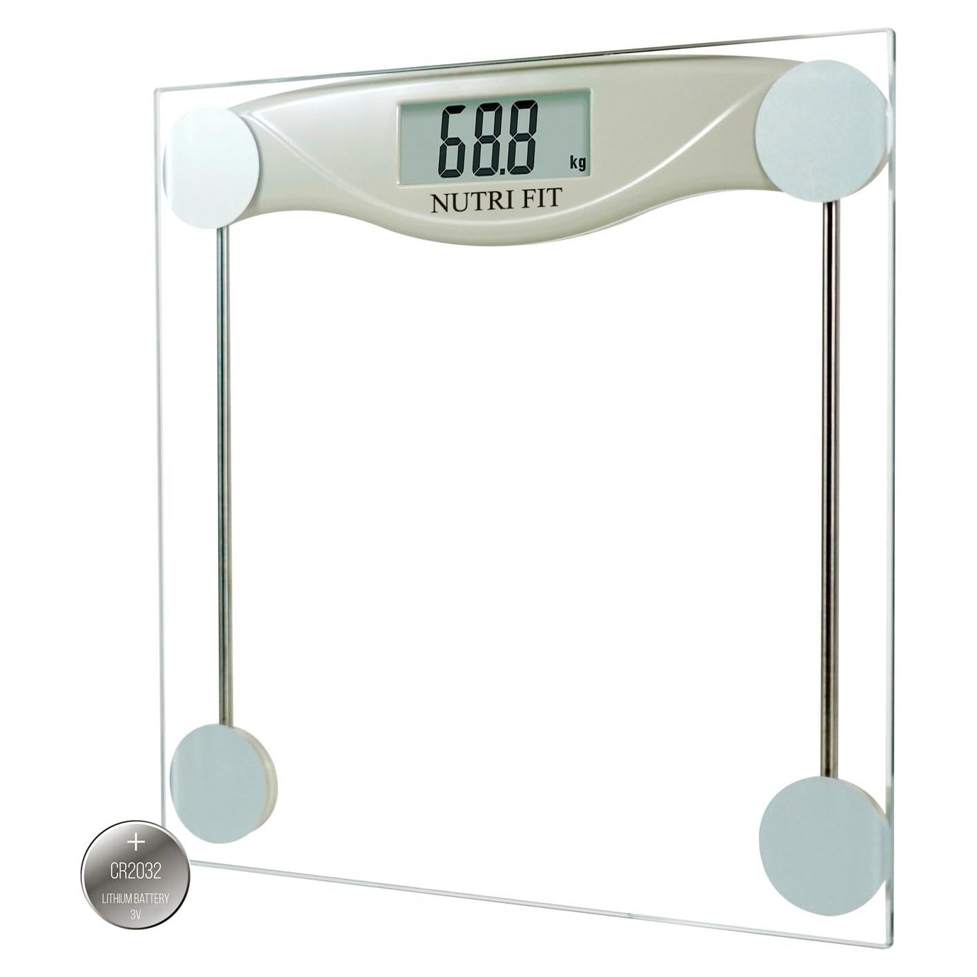 Báscula Digital de Baño NUTRI FIT 150 kg Alta Precisión