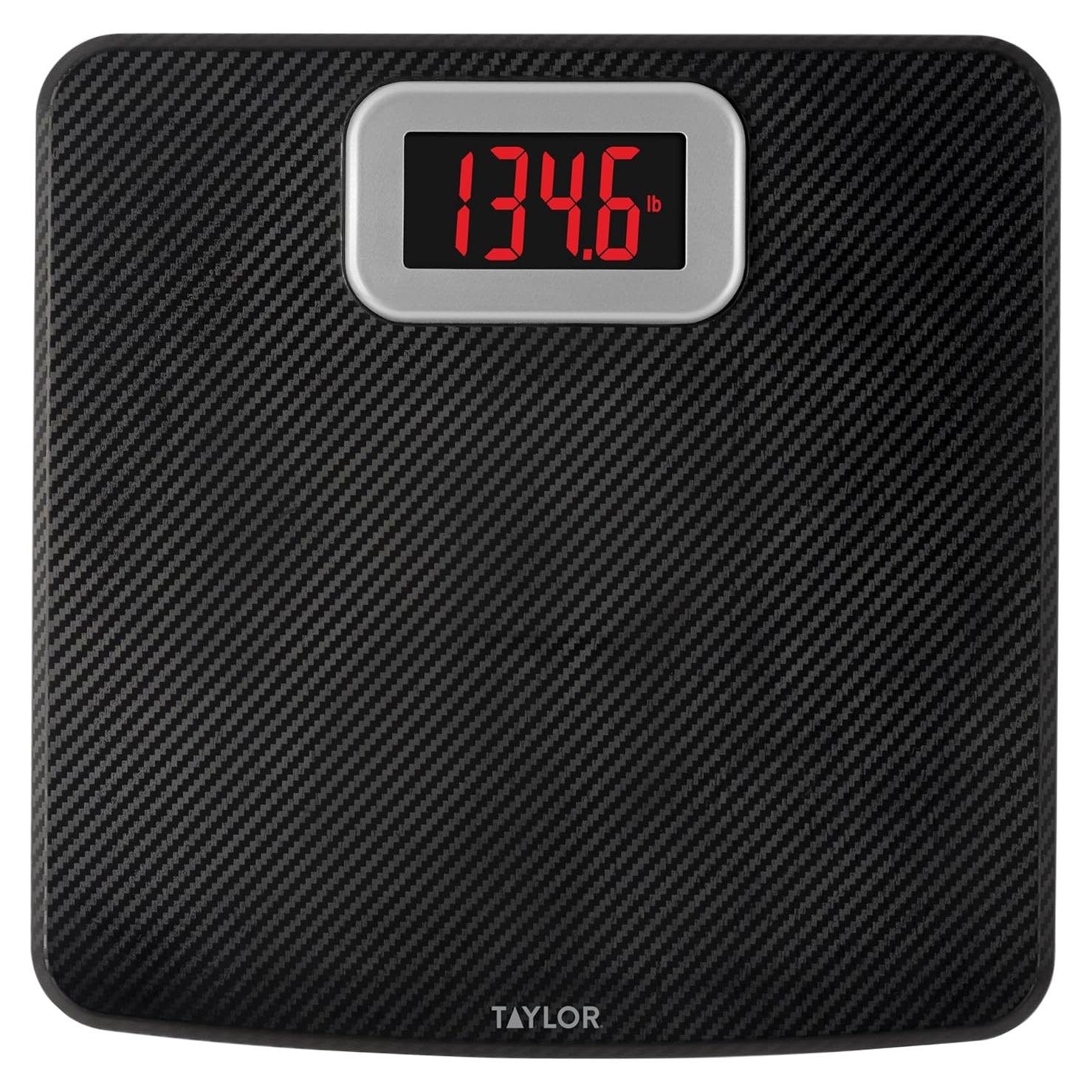 Báscula Digital Taylor 199.58 kg, Antideslizante 30x30 cm