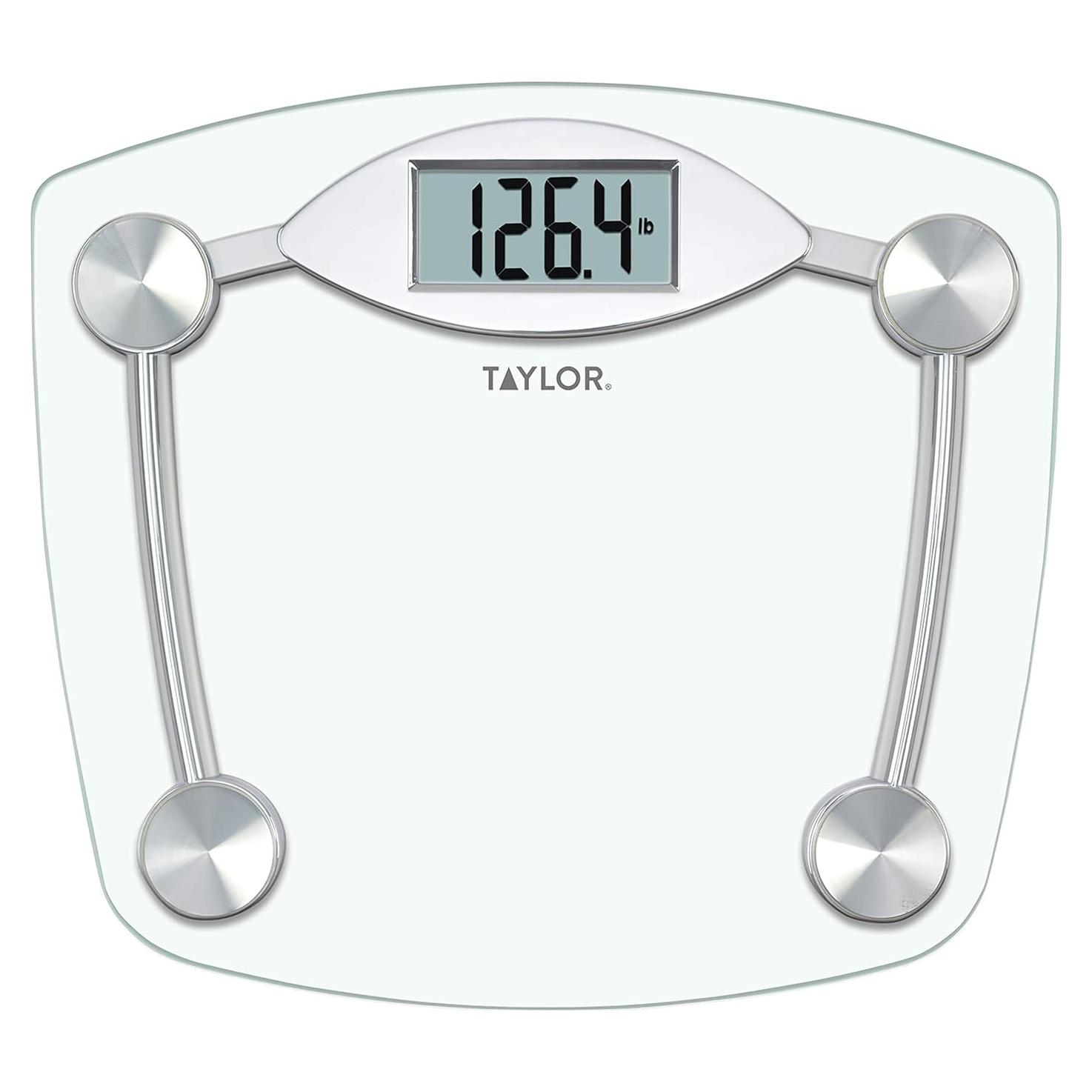Balanza Digital Taylor Precision 7506 Cromo y Vidrio 180 kg
