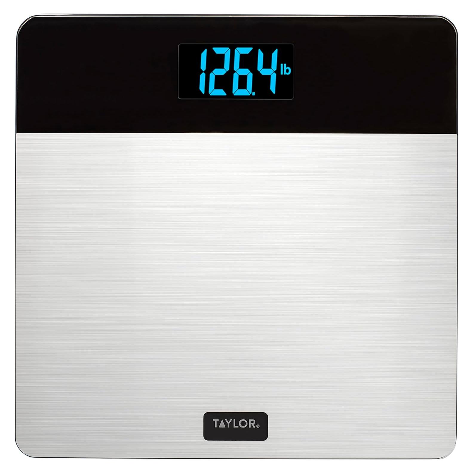 Báscula Digital de Piso Taylor Acero Inoxidable 181 kg