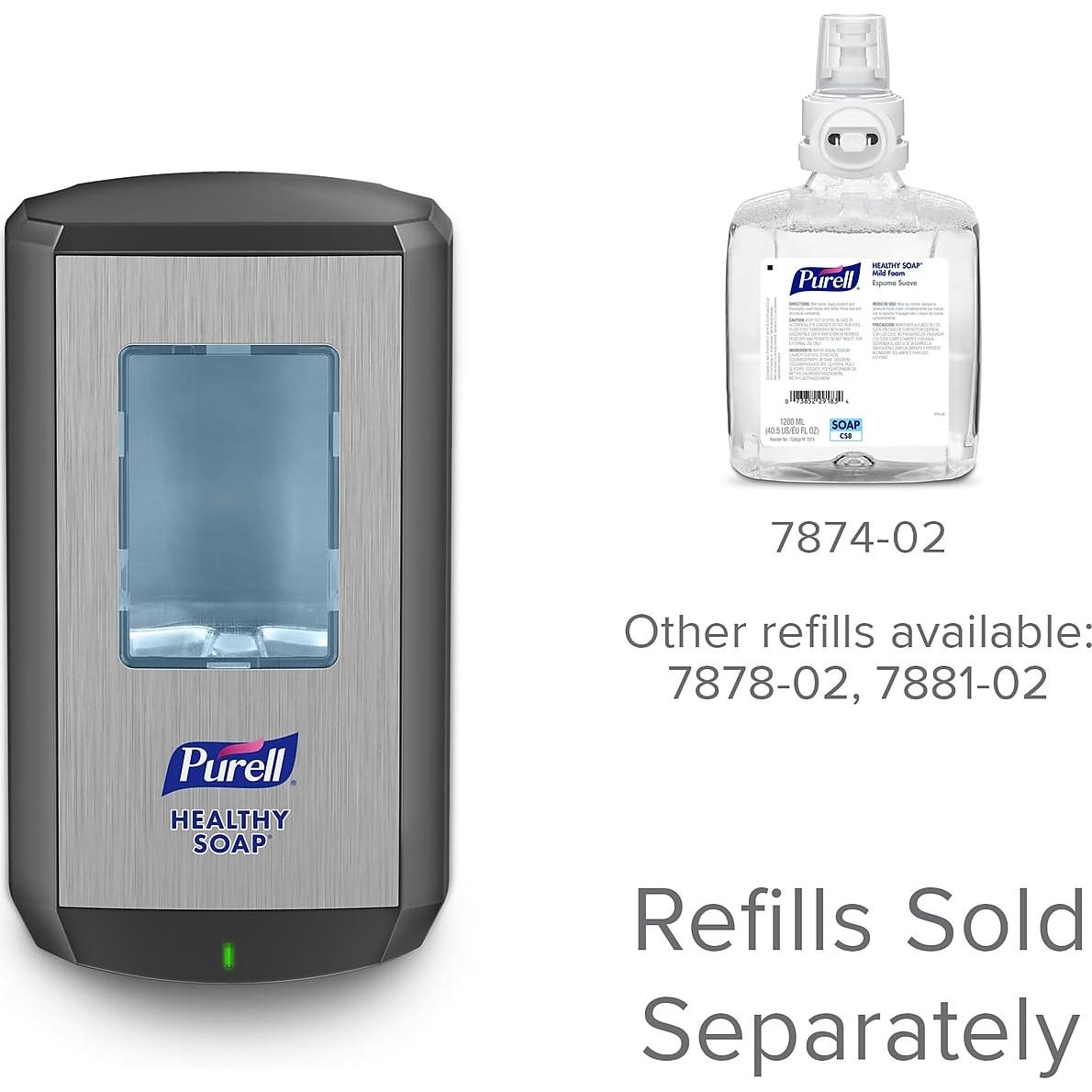 Dispensador Automático de Jabón Purell CS8 Gris 1200ml