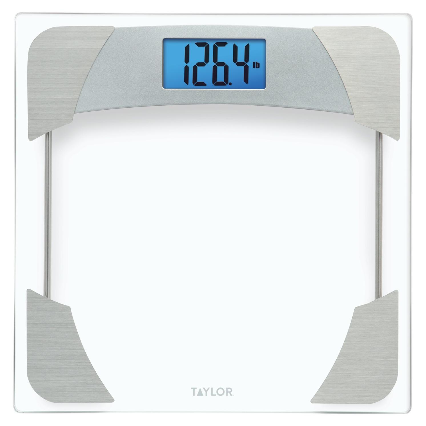 Báscula Digital Taylor 181.44 KG Alta Precisión Acero Inoxidable