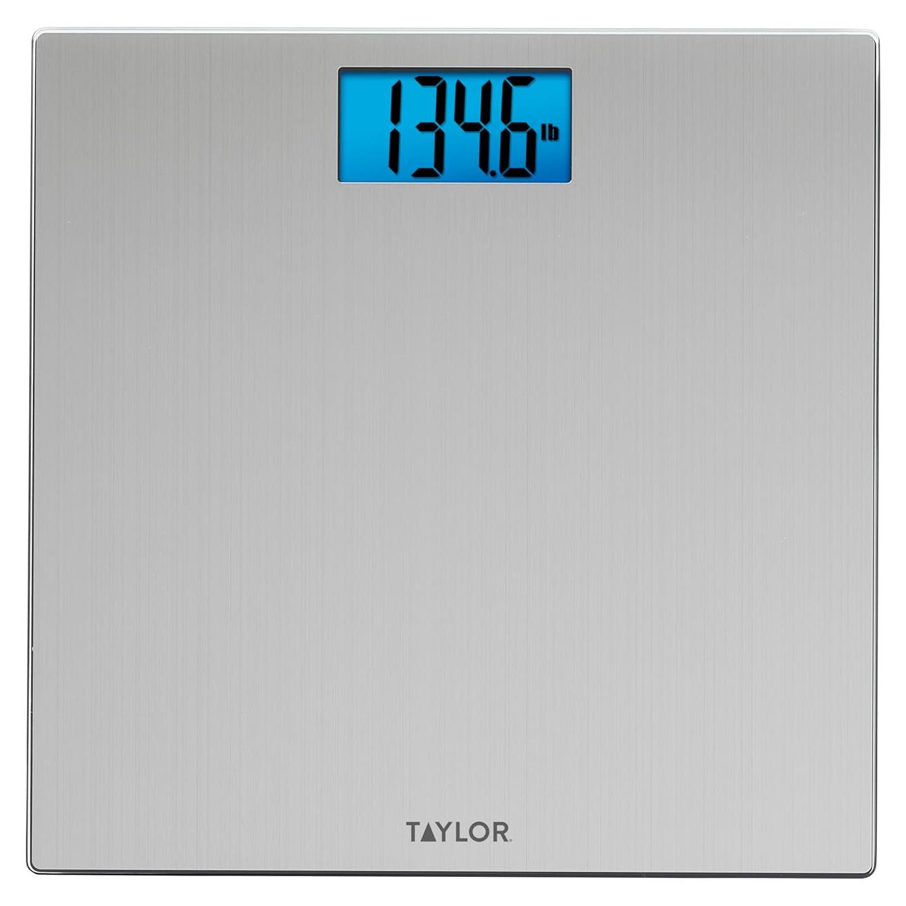 Báscula Digital Taylor 180 kg Acero Inoxidable Pantalla LCD