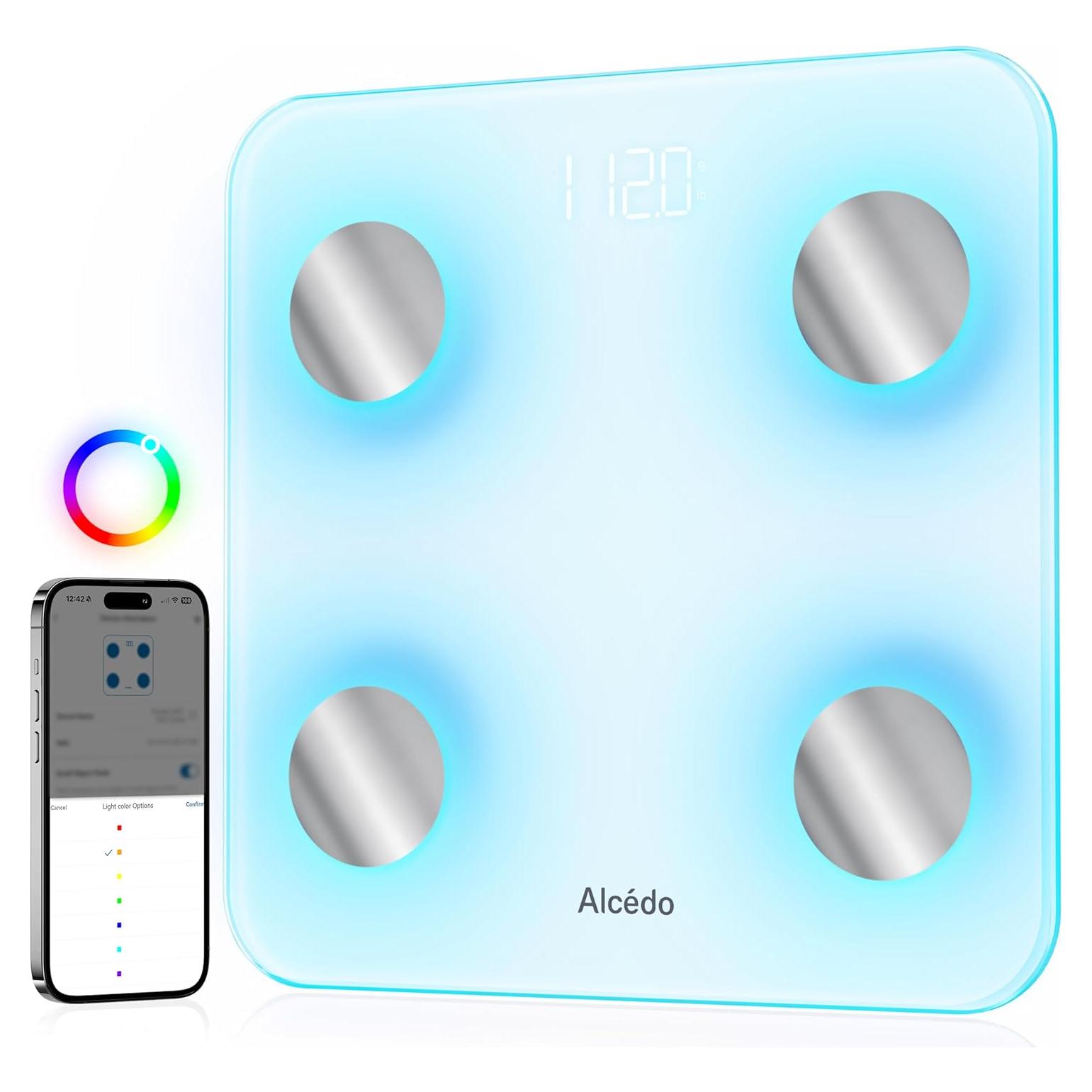 Balanza de Grasa Corporal Inteligente Alcedo ASS-WG1 82.55 kg