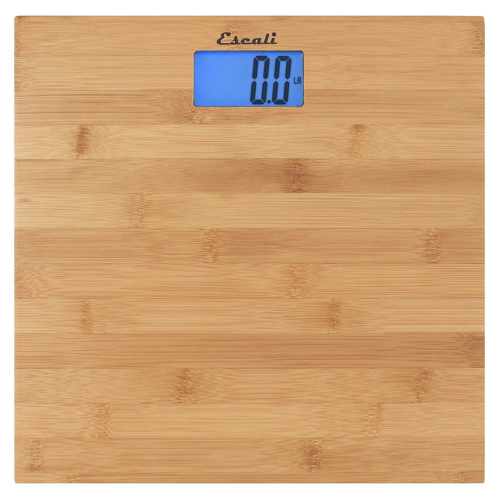 Escala Digital de Baño Escali ECO200 de Bambú 200 kg